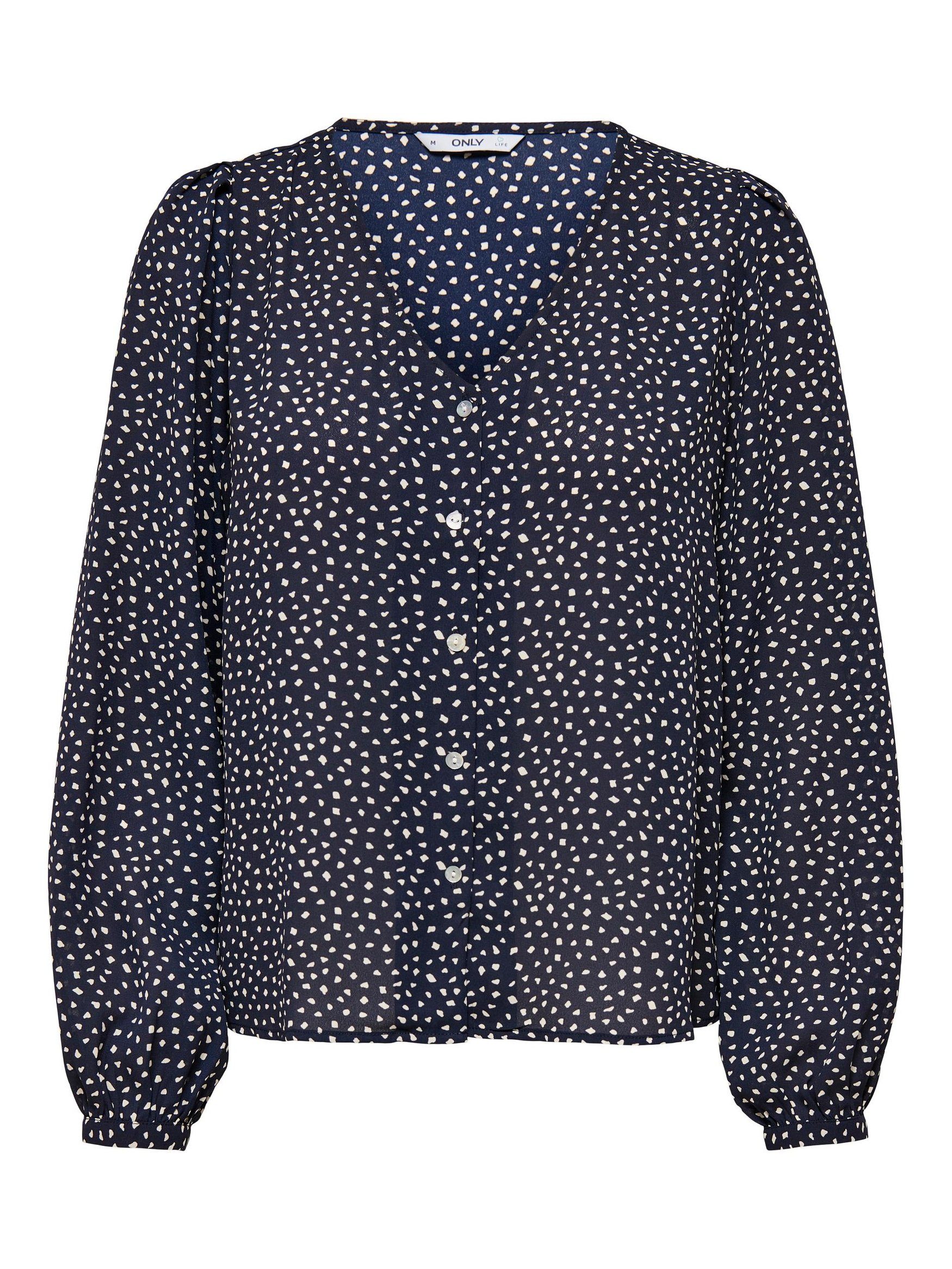 ONLY Blusenshirt ONLSONJA LIFE L/S BUTTON TOP NOOS PTM günstig online kaufen