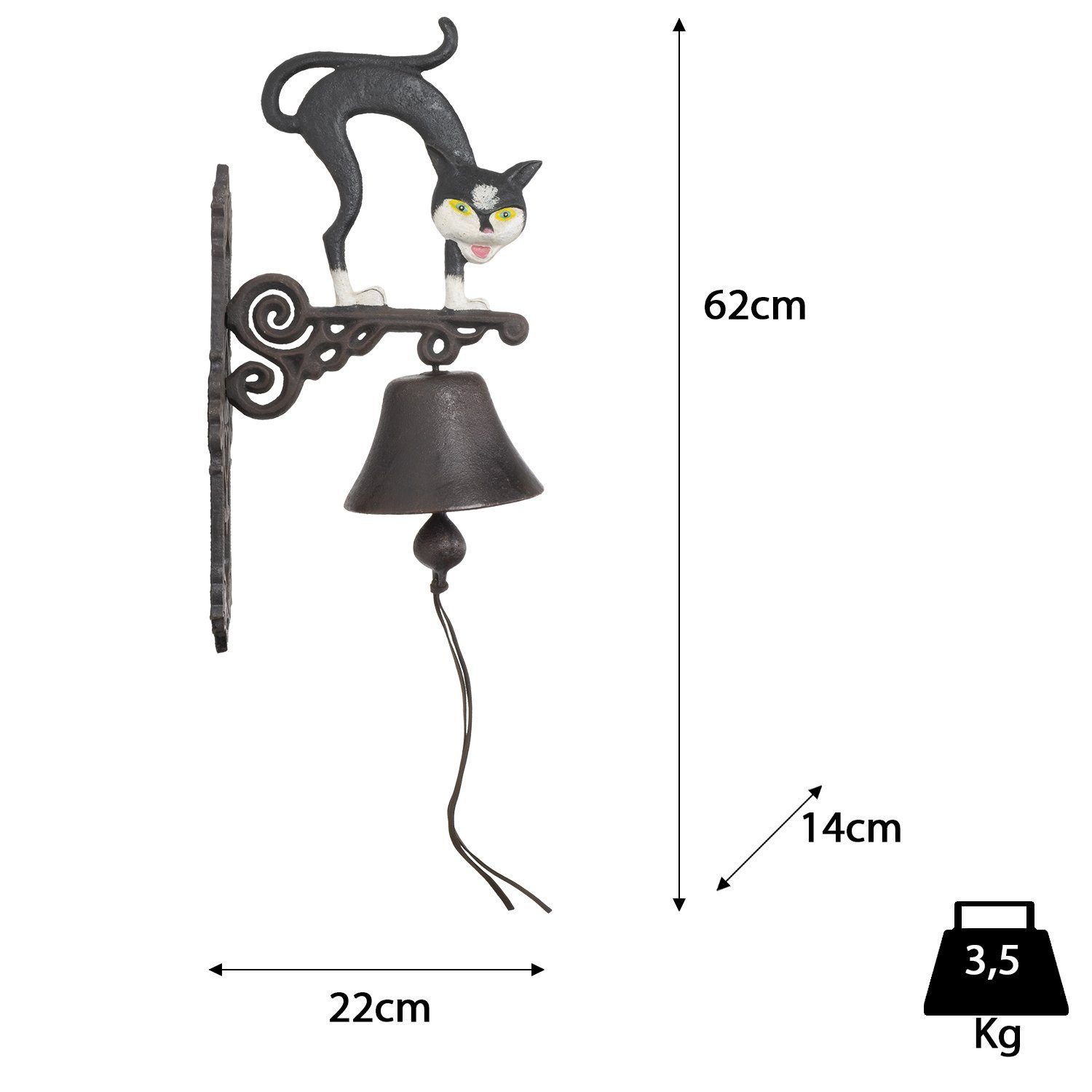 Moritz Hausglocke Glocke Katze Buckel