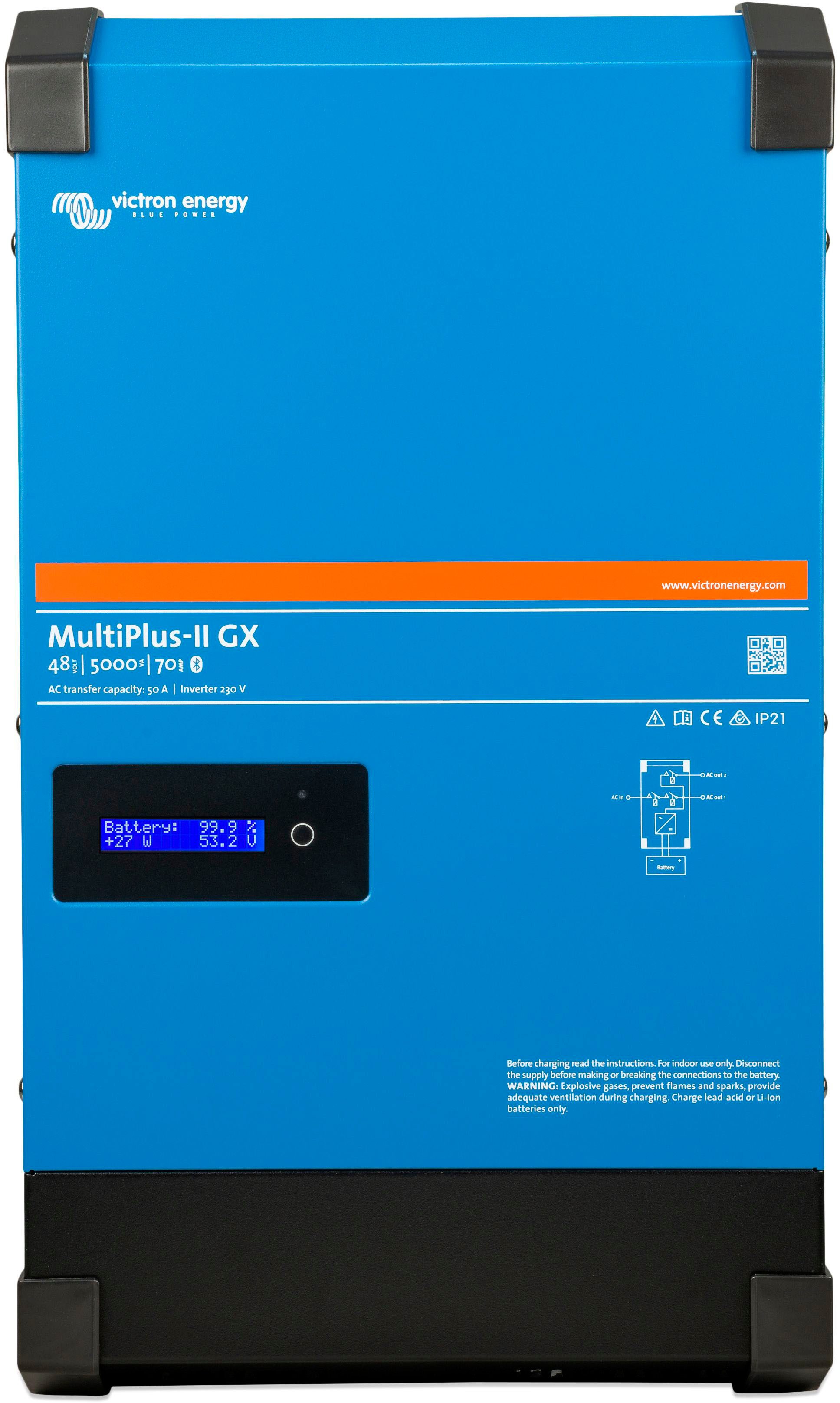 Victron Energy Wechselrichter »Inverter / Charger Victron MultiPlus-II 48/5000/70-50-GX«, 5000W, 48 VDC