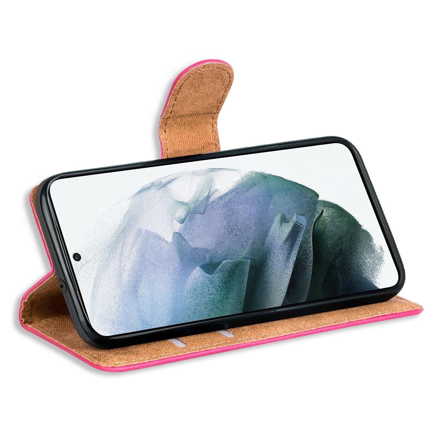 CoolGadget Handyhülle Book Case Handy Tasche für Samsung Galaxy S21 Plus 6,7 Zoll, Hülle Klapphülle Flip Cover für Samsung S21+ 5G Schutzhülle stoßfest
