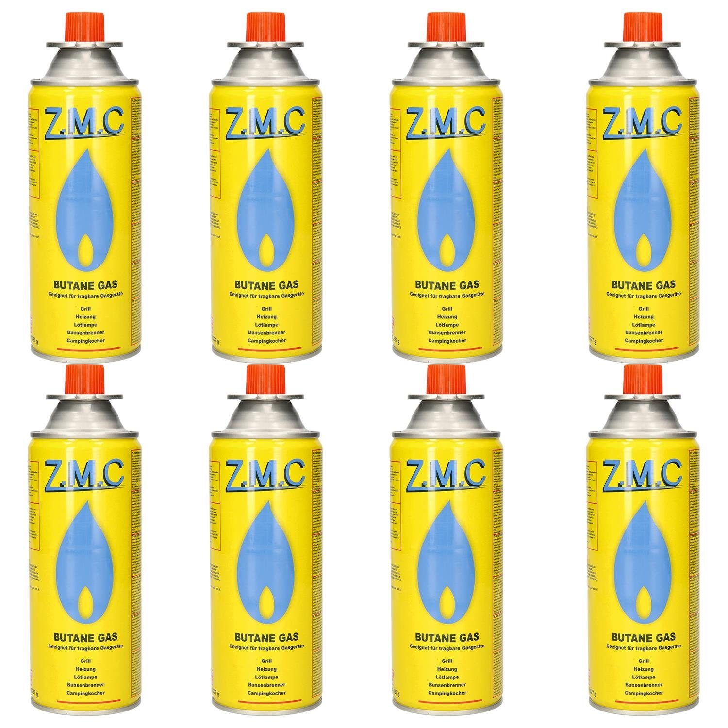 Gaskartusche 8x Butan Gas Kartusche 227g MSF-1a Gaskartuschen Campinggas
