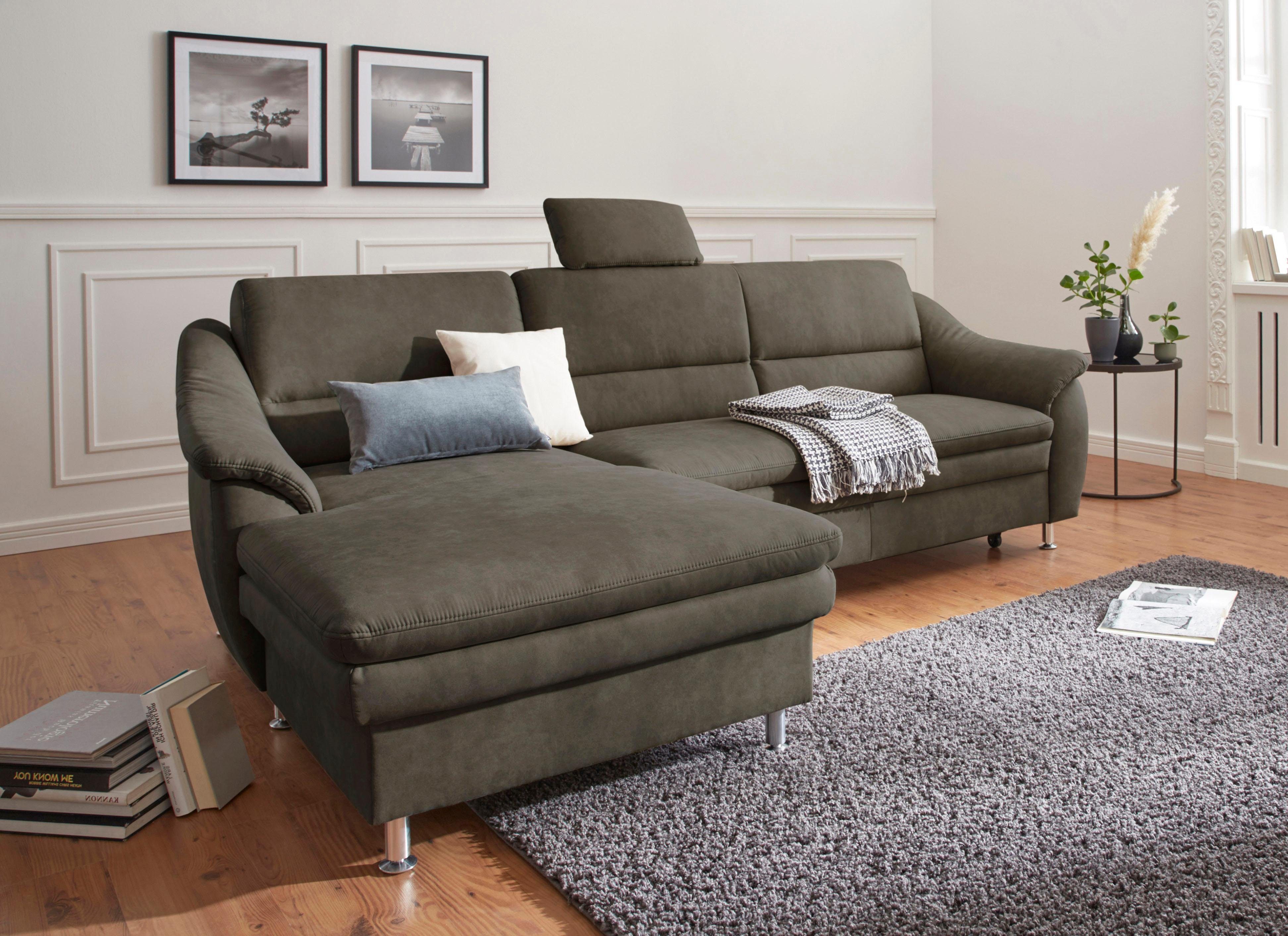 sit&more Ecksofa Cardoso L-Form, mit Federkern, günstig online kaufen