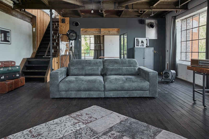 KAWOLA Big-Sofa GIGANT, 3,5-Sitzer Leder versch. Ausführungen