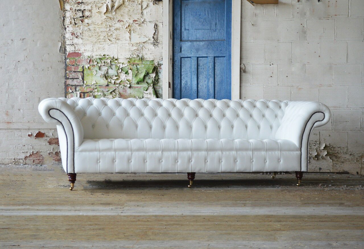 Xlmoebel Chesterfield-Sofa Traditionelles Chesterfield-Sofa mit Platz für 4 günstig online kaufen