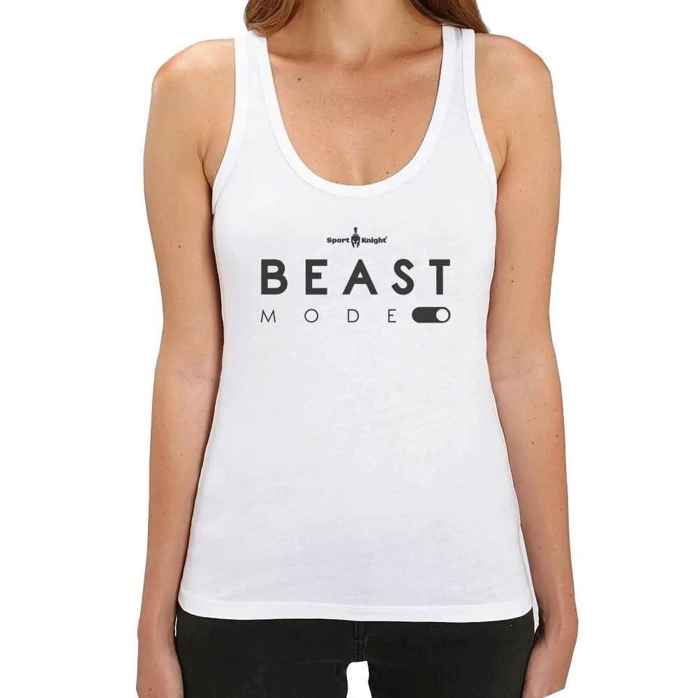 Tanktop Sport-Knight® Damen Fitness Tanktop "Beast Mode On"