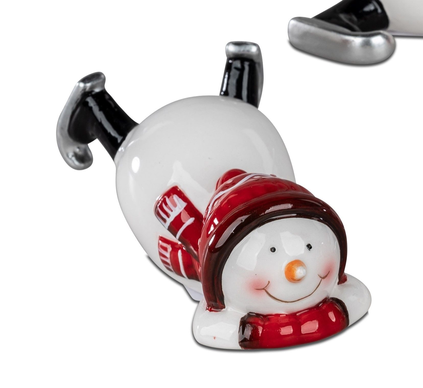 formano Dekofigur Winterzeit, Farbe: Weiß, Motiv: Schneemann günstig online kaufen