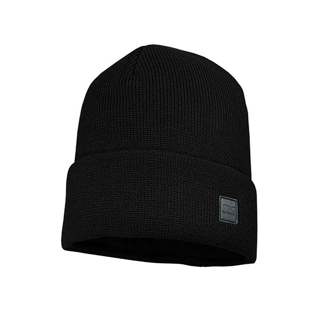 MAXIMO Beanie Strick, breiter Umschlag, gefüttert, wärmend, weich, unifarben