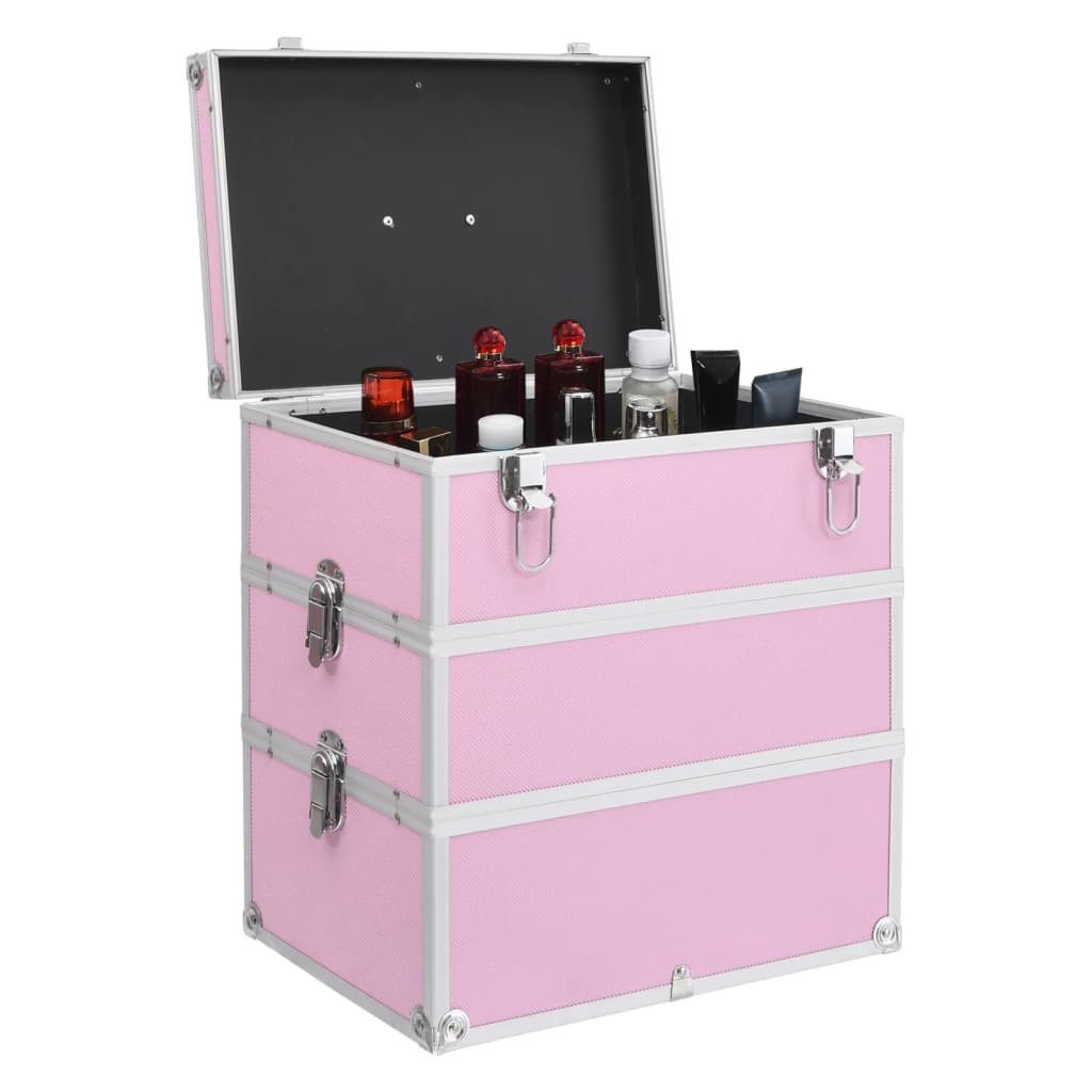 vidaXL Kosmetikkoffer Kosmetikkoffer 37x24x40 cm Rosa günstig online kaufen