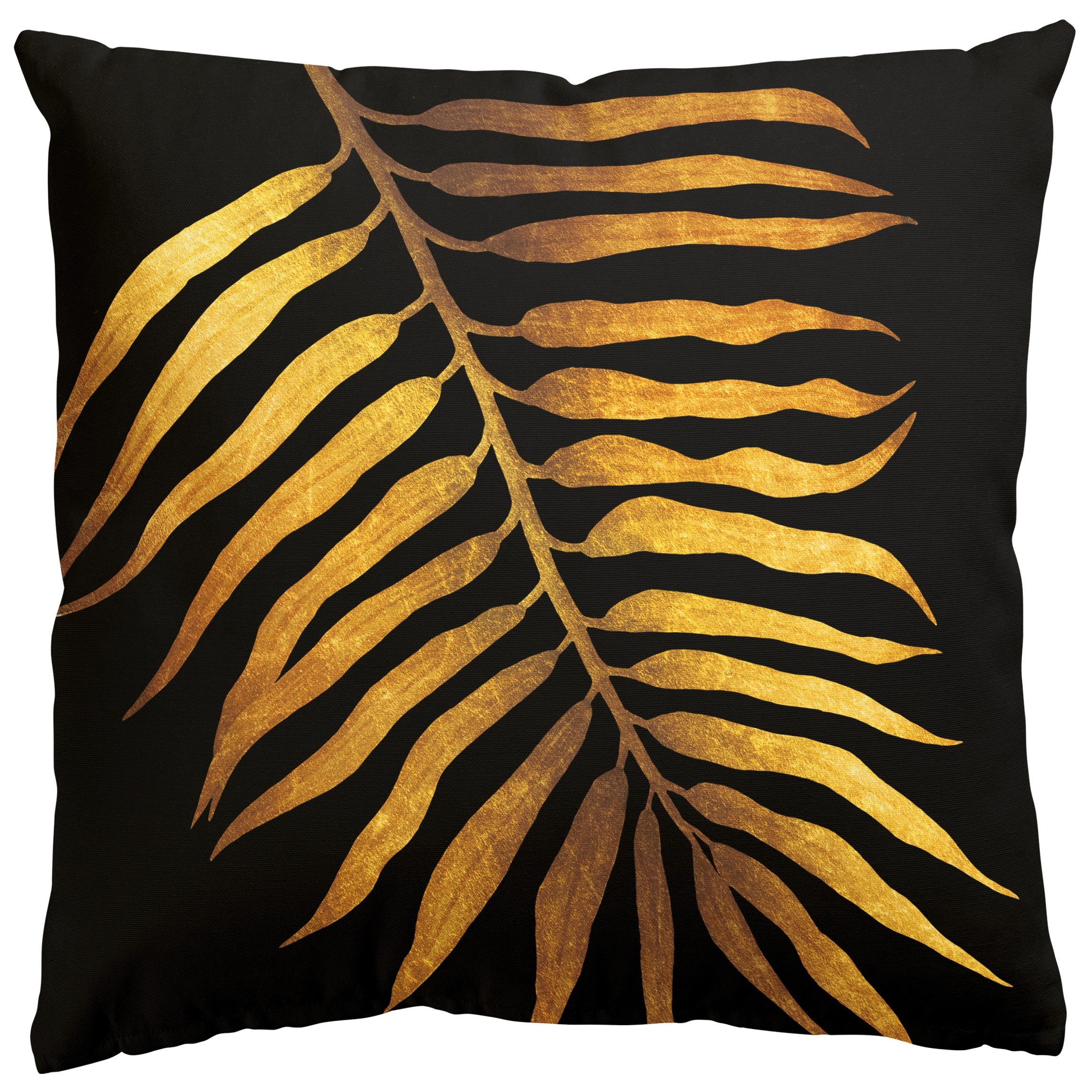 Bilderdepot24 Dekokissen drinnen Kissenhülle/ Sofakissen/ Zierkissen Kissenhülle gold mit Motiv, Bezug mit / ohne Füllung Zierkissen Outdoor Sofa Bett