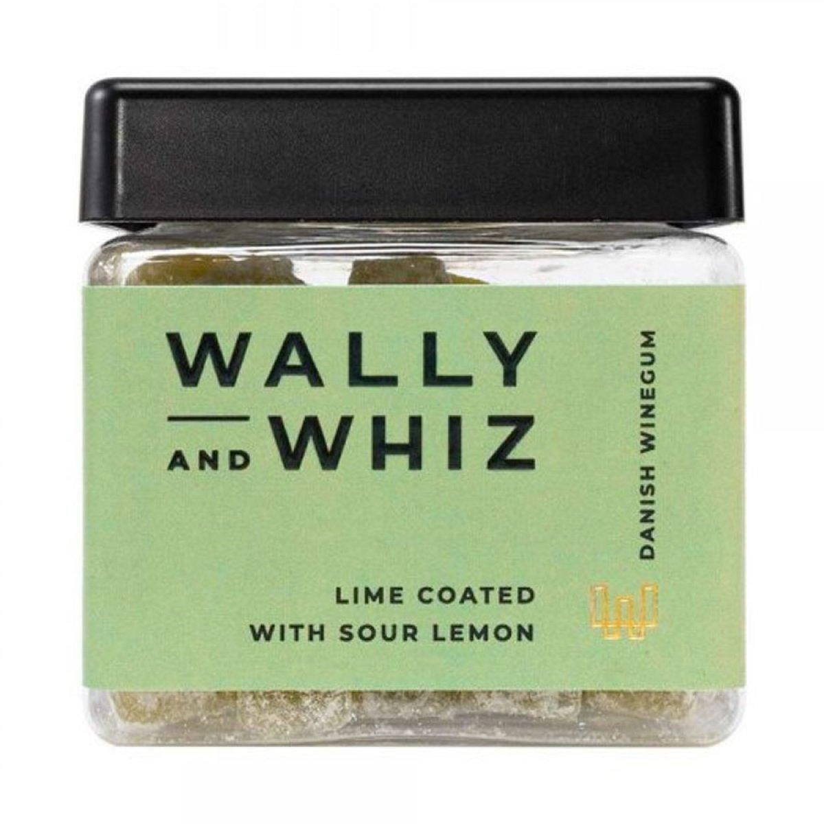 Wally & Whiz Süßigkeit Weingummi Limette umhüllt von saurer Zitrone (135g)