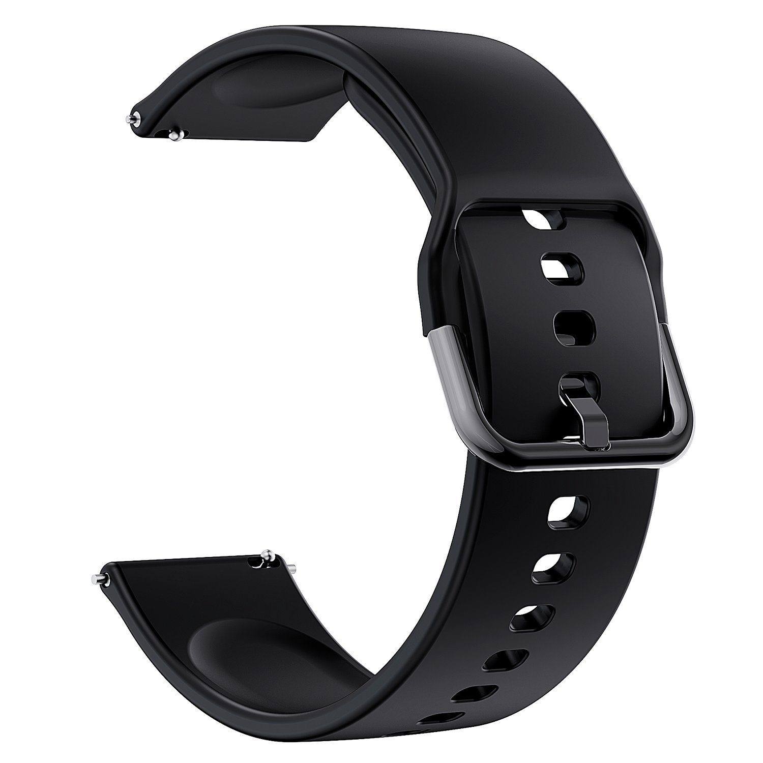 Mutoy mit Zubehör Uhr), Smartwatch(Artikel-Nr. Armband Smartwatch für Ersatzarmband(Keine S0S3Z023JVCP2) 22mm Smartwatch-Armband Uhrenarmbänder Schwarz Kompatibel