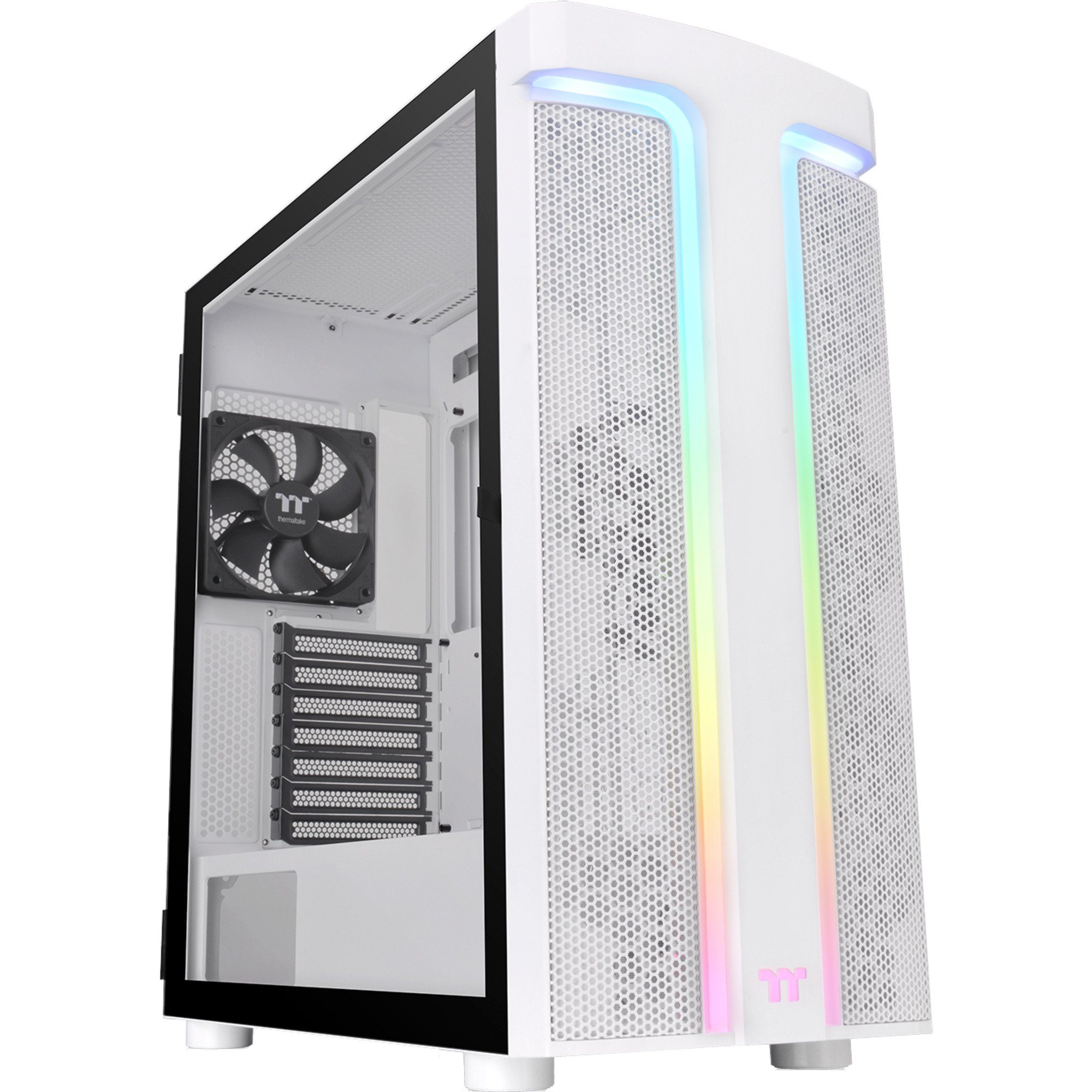 PC-Gehäuse Thermaltake H590 TG ARGB Snow, Tower-Gehäuse