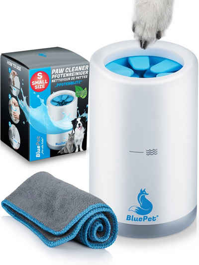 BluePet Pfotenpflege "PfotenBlitz" Pfotenreiniger für Hunde, inkl. Mikrofaser-Handtuch