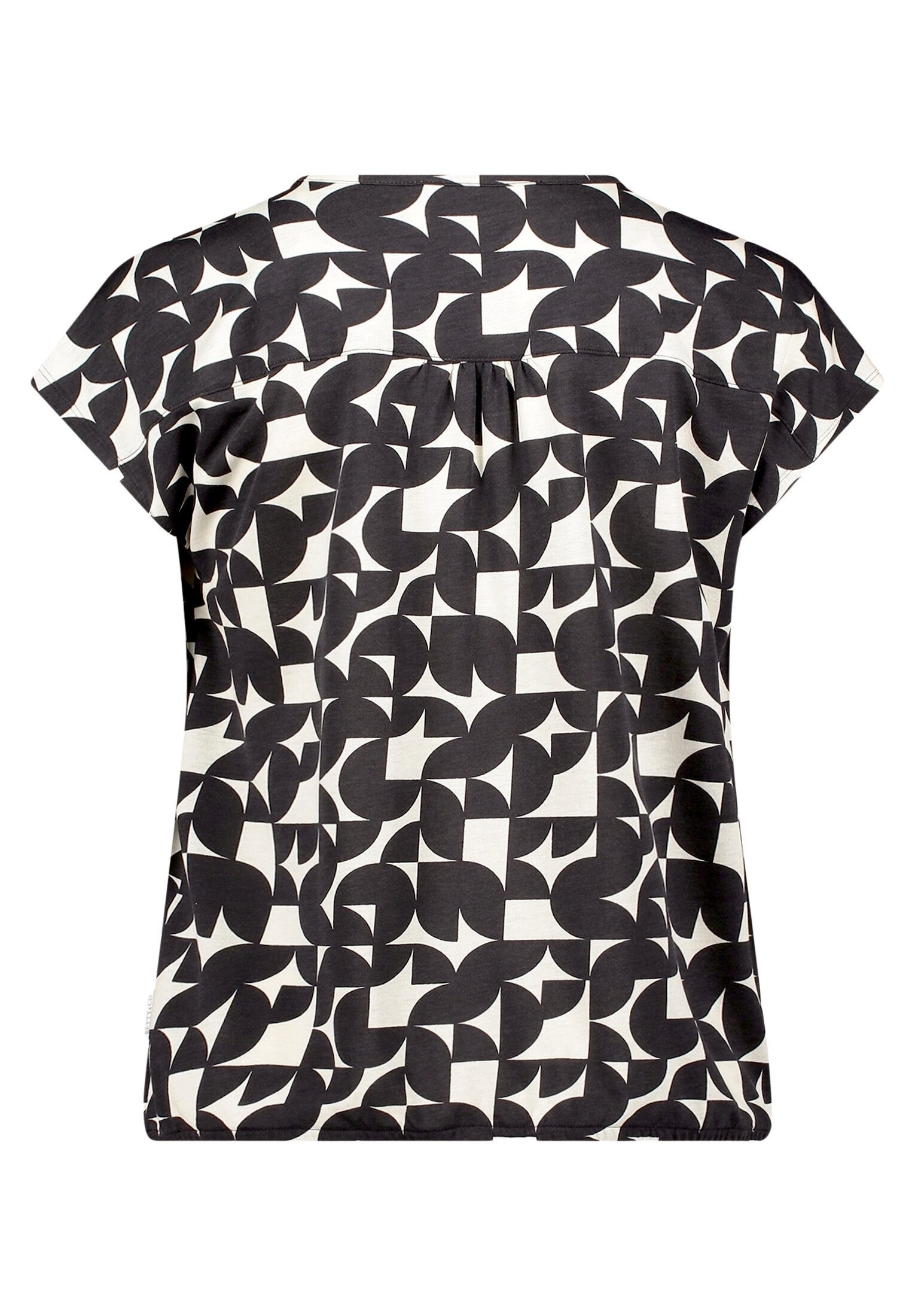 Betty&Co Kurzarmshirt Damen mit Gummizug (1-tlg)