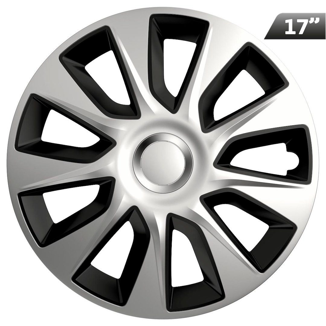Versaco Radkappen Stratos, 17 in Zoll, (Set, 17-St., 4-teilig) Klickmontage mit Spannring