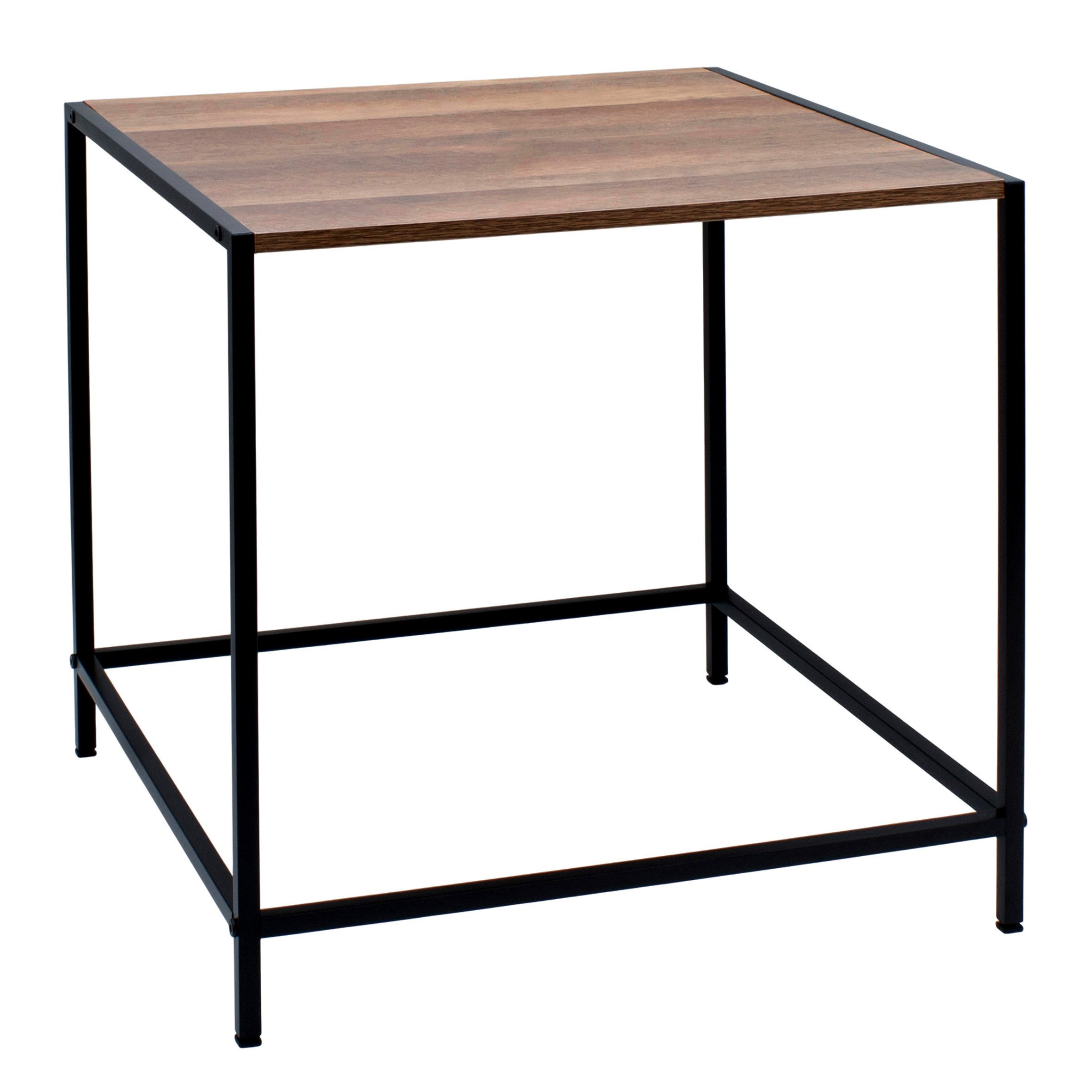 Spetebo Beistelltisch Holz Beistelltisch mit Metall Gestell (Anzahl, 1-St., günstig online kaufen