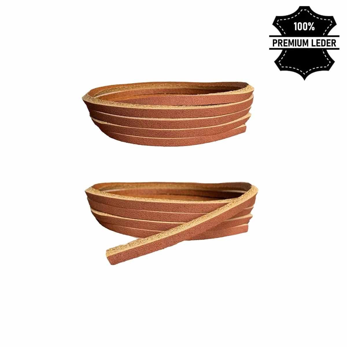 Schnürsenkel Premium Lederschnürsenkel Vierkant für Mokassins günstig online kaufen