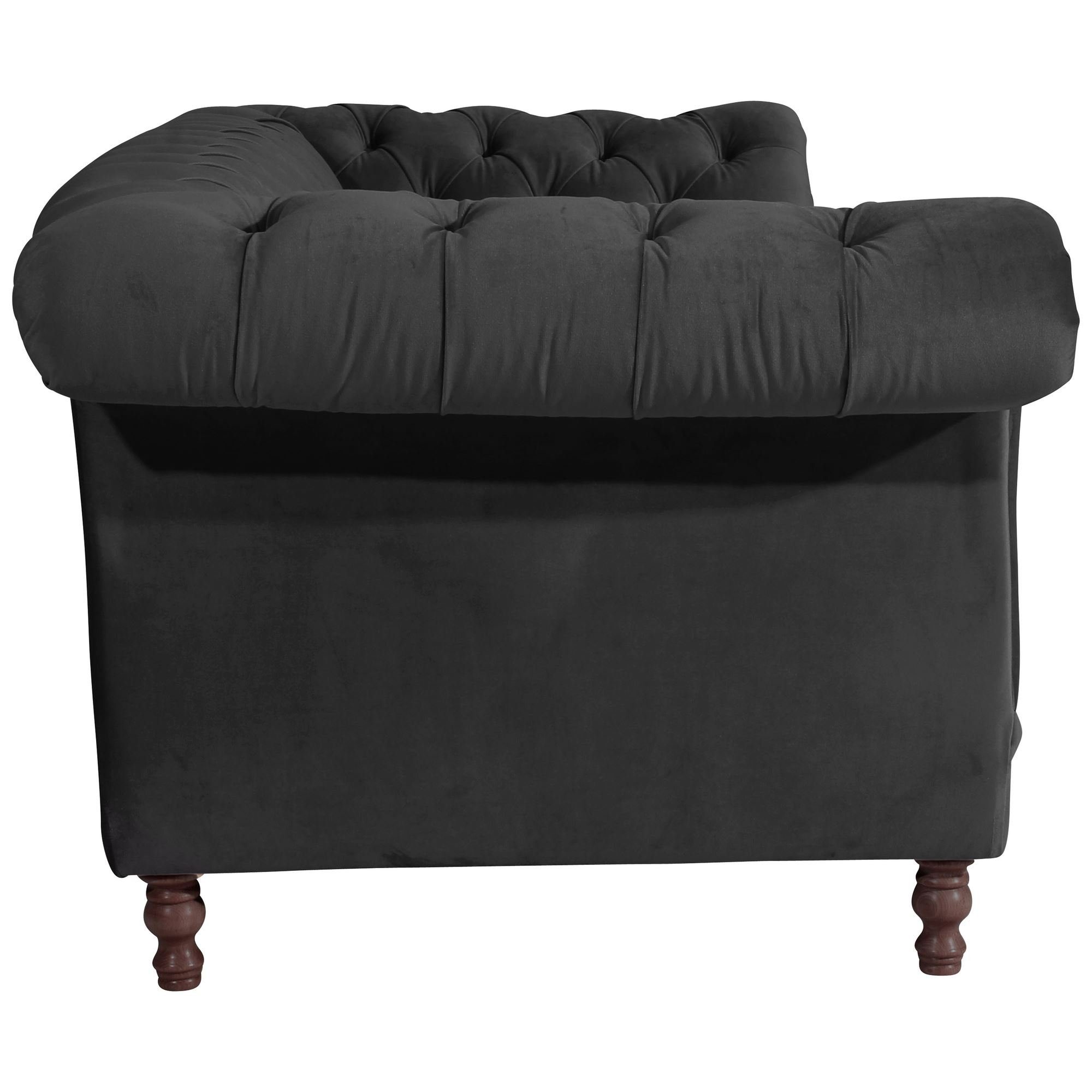 Sitz Buche Kare Teile, Bezug 1 verarbeitet,bequemer Sparpreis nussbau, Kessel Sofa hochwertig Sofa Samtvelours 58 3-Sitzer Versand Kostenlosem aufm inkl.