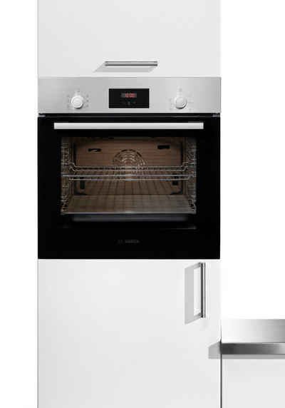 BOSCH Einbaubackofen Serie 2 HBF133BR0, mit Teleskopauszug nachrüstbar, ecoClean Direct