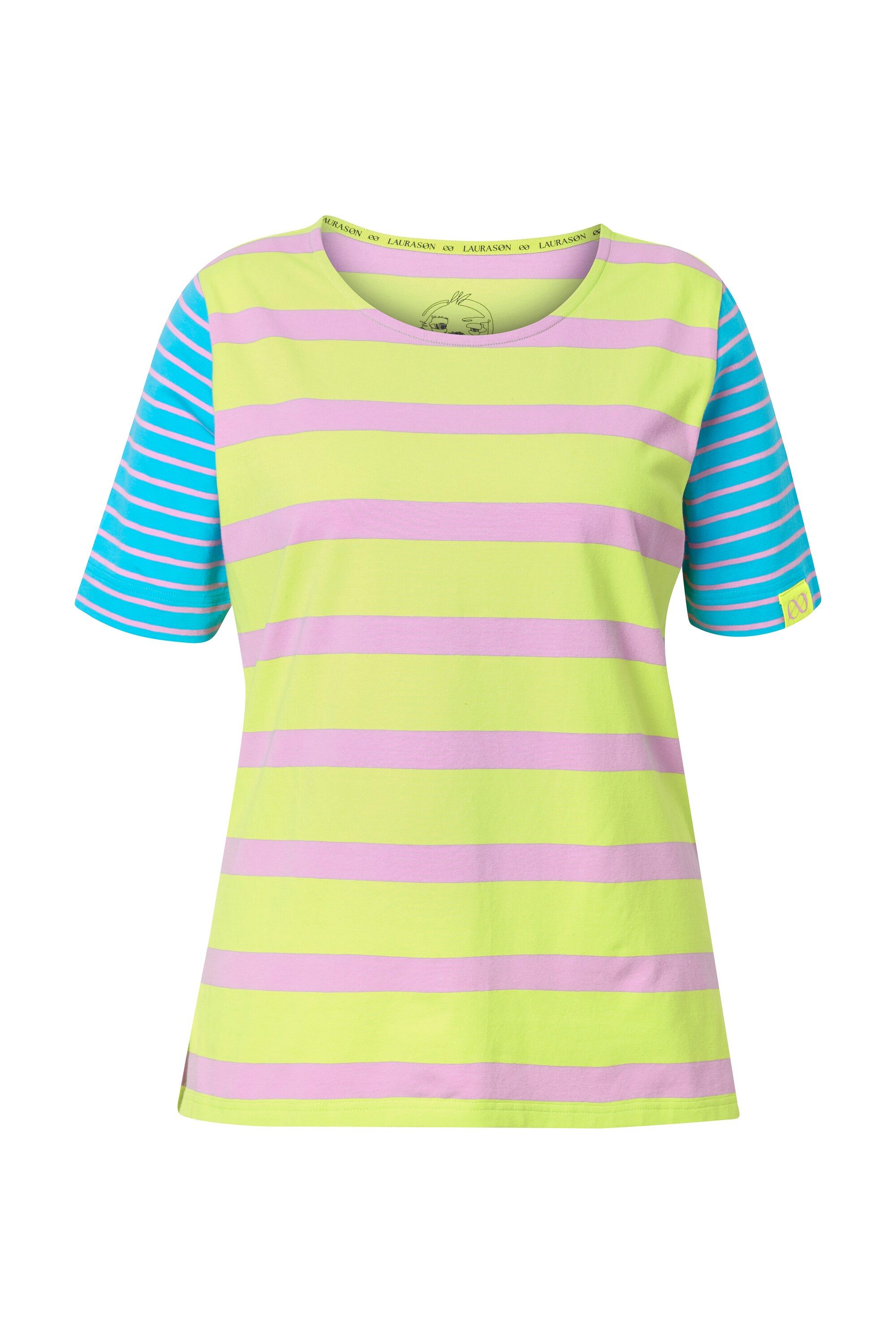 Laurasøn Longshirt Longshirt Ringel 1/2-Arm Rundhalsausschnitt günstig online kaufen