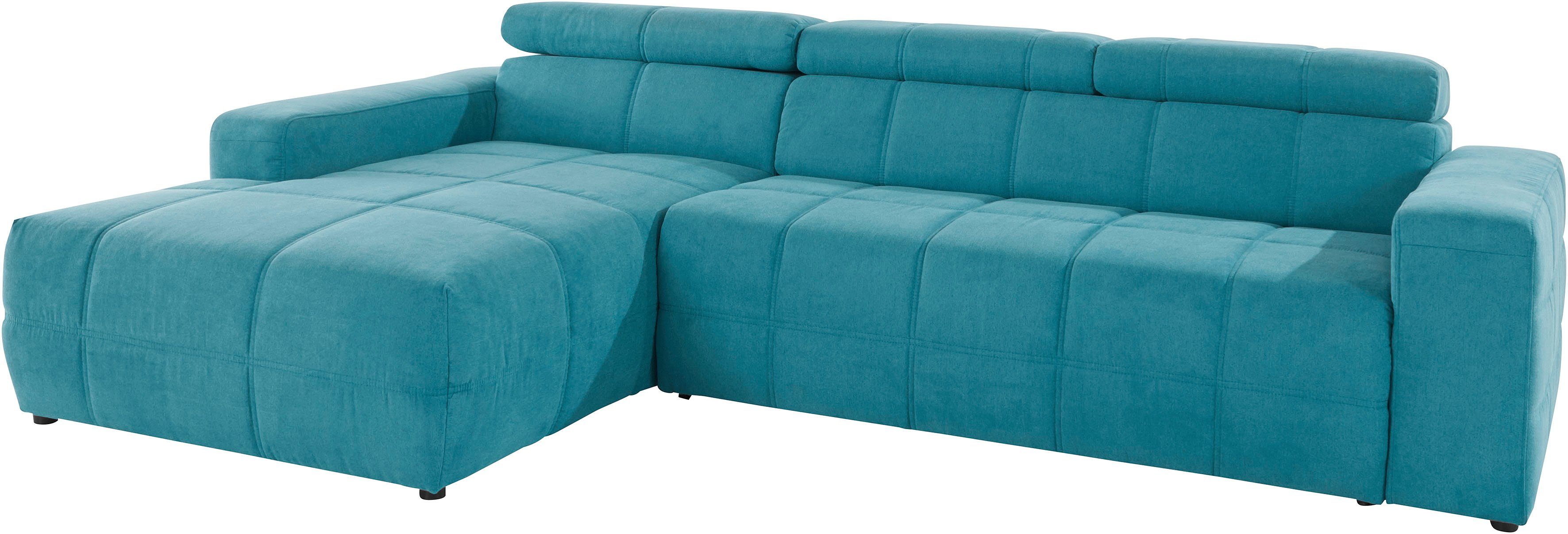 DOMO collection Ecksofa "Brandon große Ausführung B/T/H: 289/177/80 cm, auc günstig online kaufen
