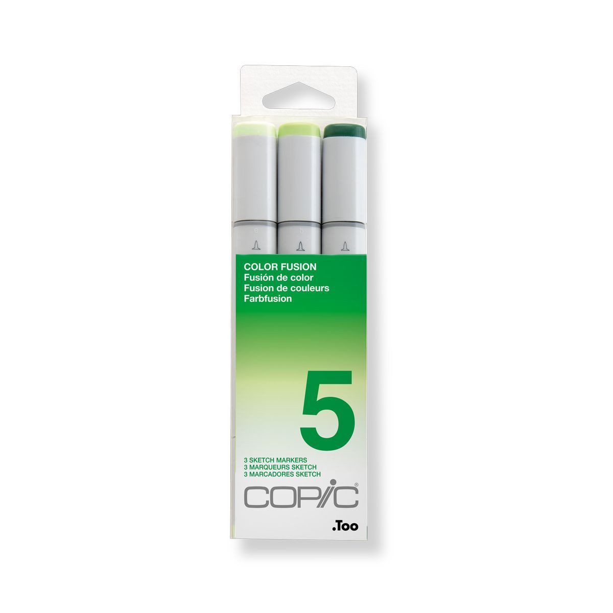 COPIC Copic Marker Copic Pinselmarker Set Sketch Color Fusion 5 3 Stück