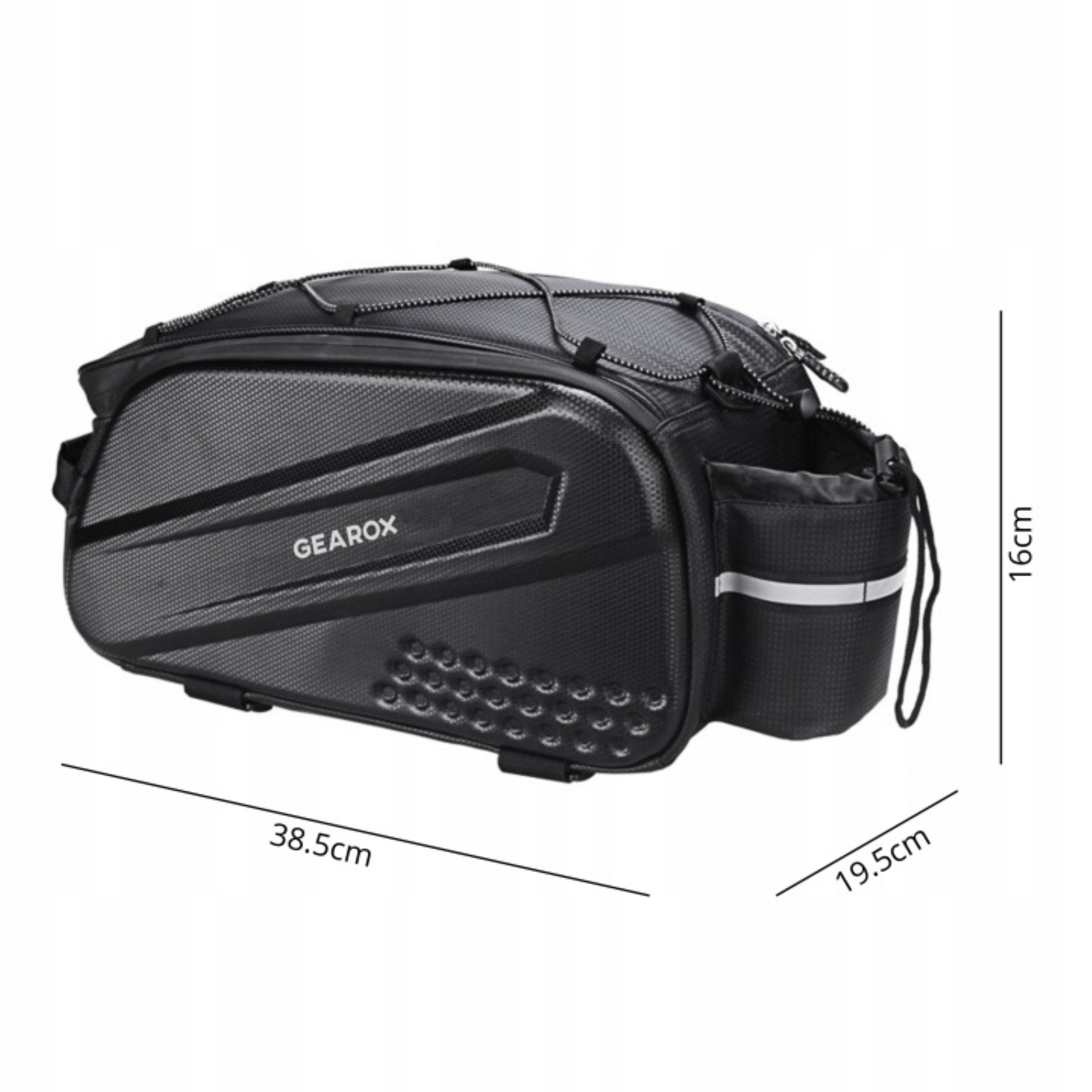 Festivalartikel Fahrrad-Gepäckträger Wasserdichte Fahrradtasche Gepäckträger 10L Gepäckträgertasche EVA (1-St)