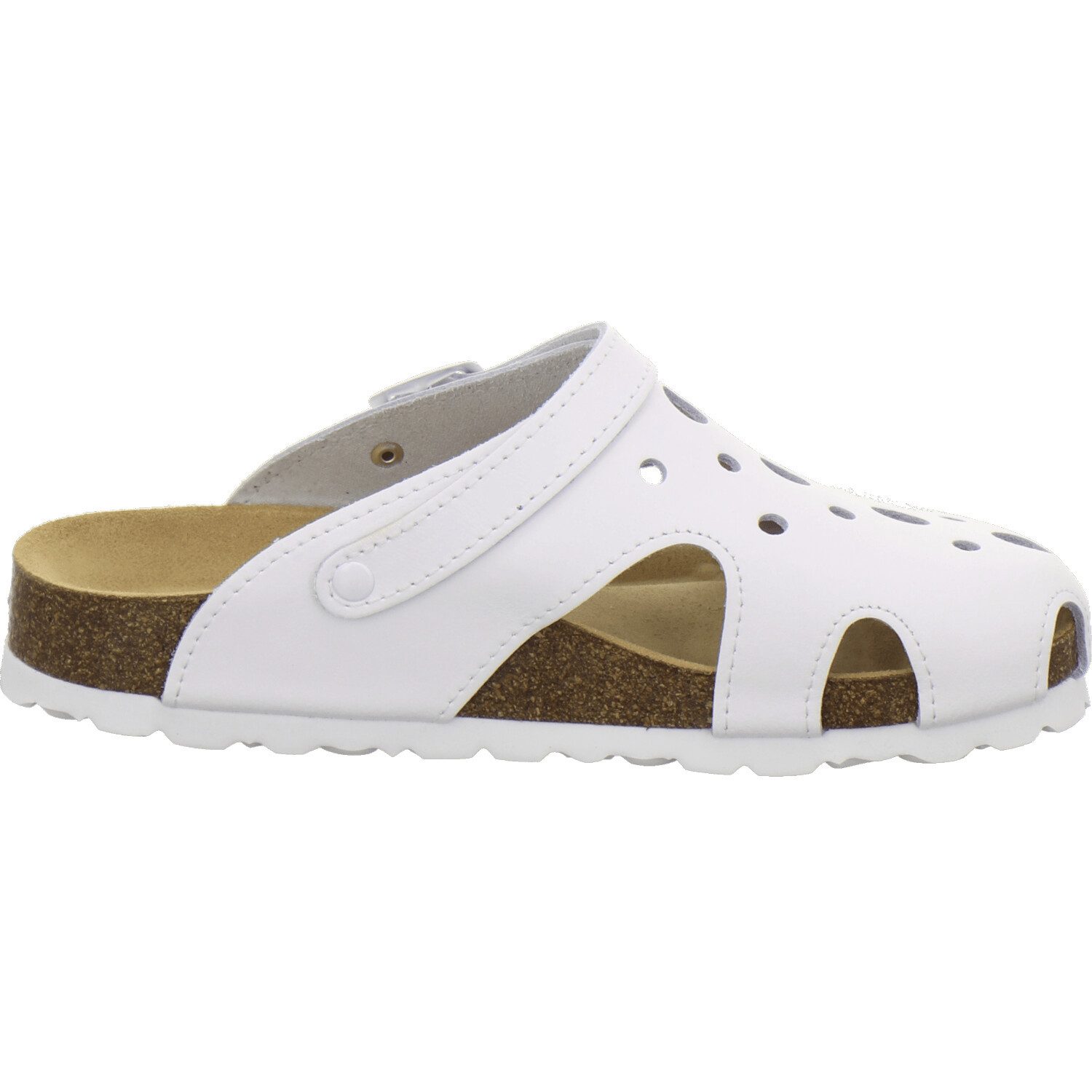 AFS-Schuhe 2993C10 Clogs Pantolette für Damen mit Fußbett, bequeme Hausschuhe aus Leder