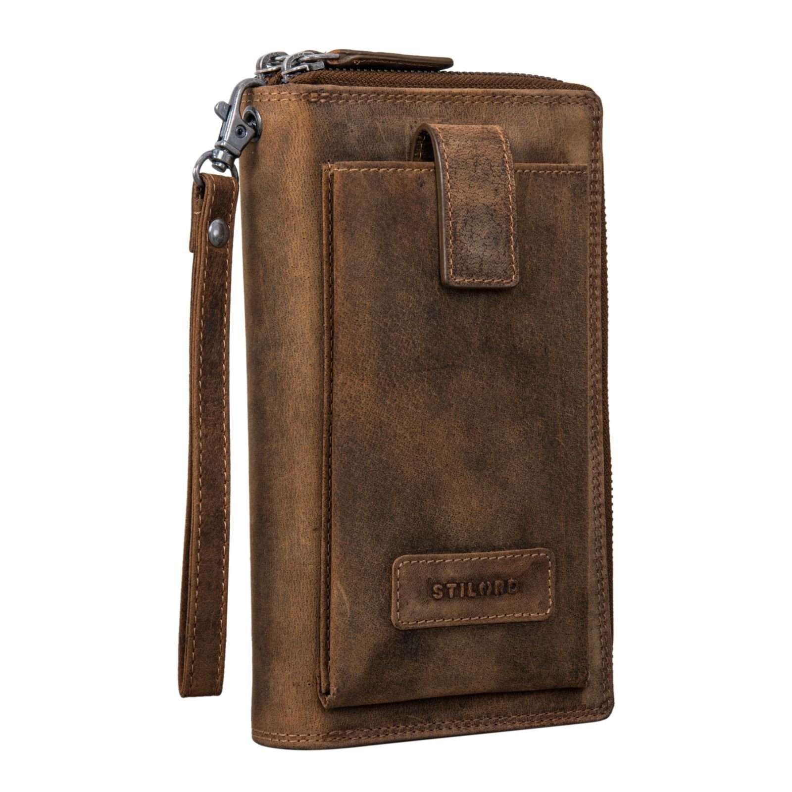 Geldbörse "Kieran" Reisebrieftasche Leder