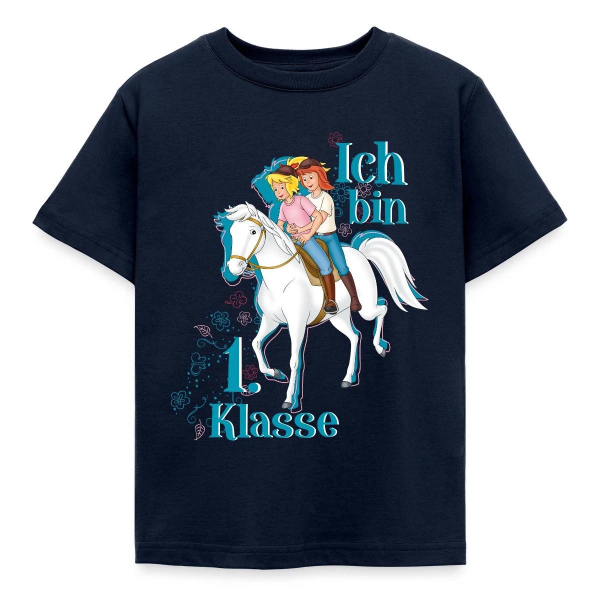 Spreadshirt T-Shirt Bibi und Tina Ich Bin 1. Klasse Kinder T-Shirt (1-tlg)