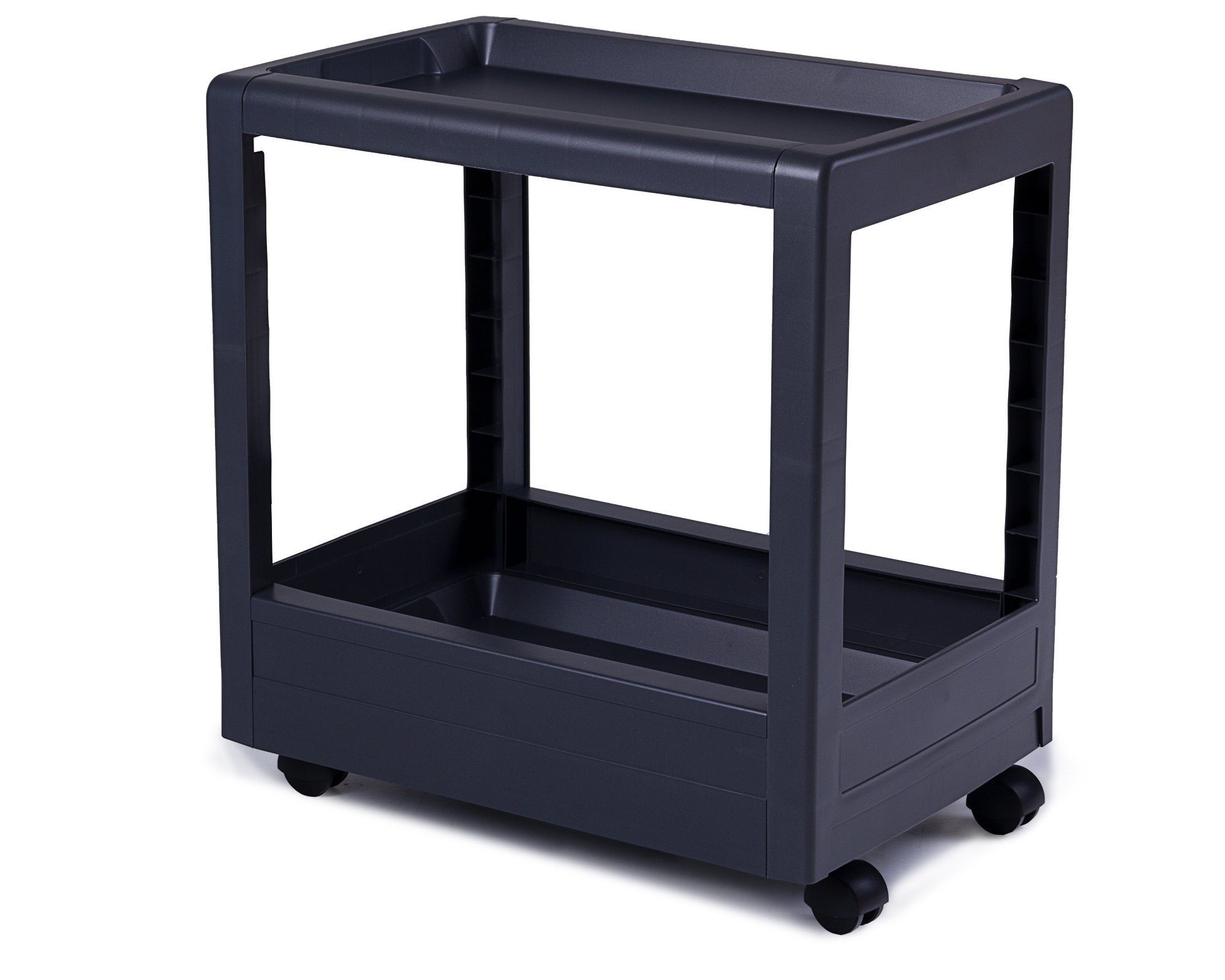 ONDIS24 Servierwagen Küchenwagen Mobilo, Servierwagen 2 Ablagen, Rollwagen 4 Räder, Küchentrolley Rollen Haushaltswagen Küchenschrank