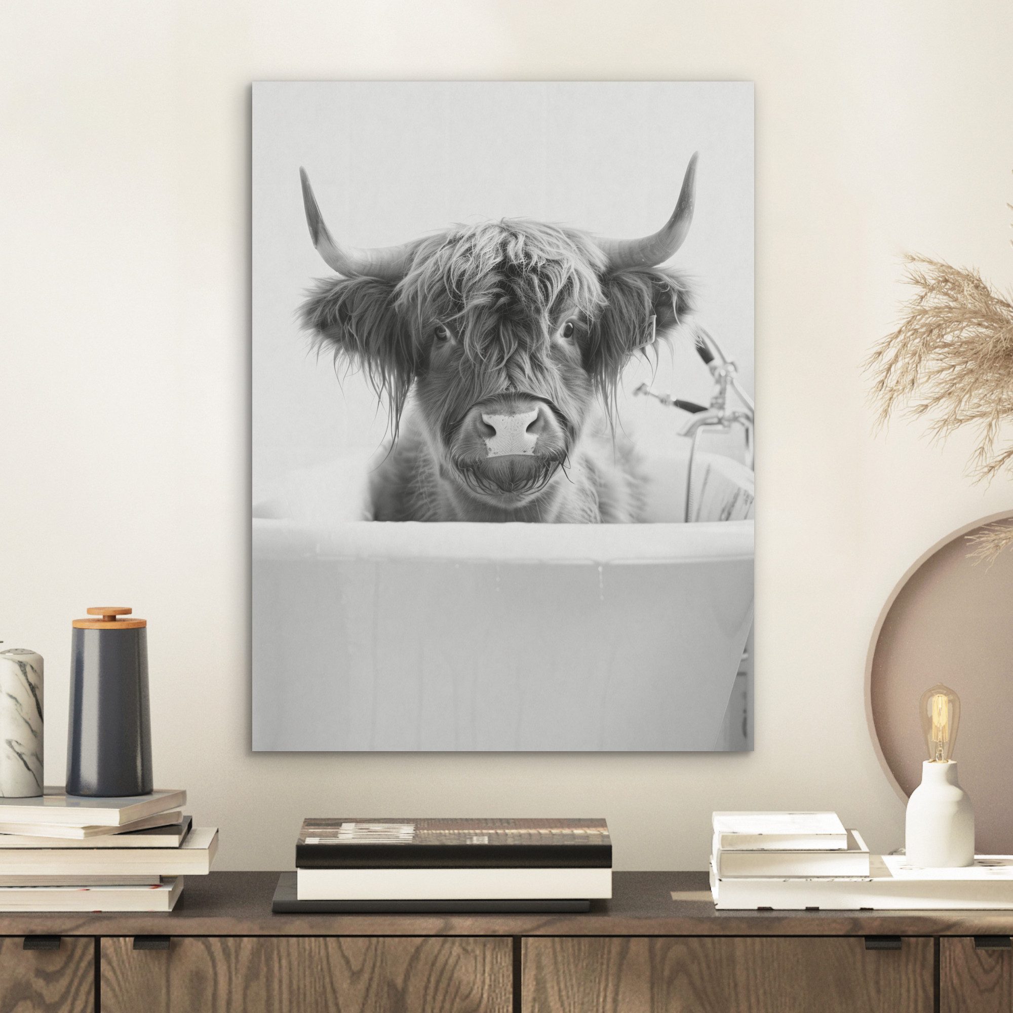 MuchoWow Gemälde Highlander - Kuh - günstig online kaufen