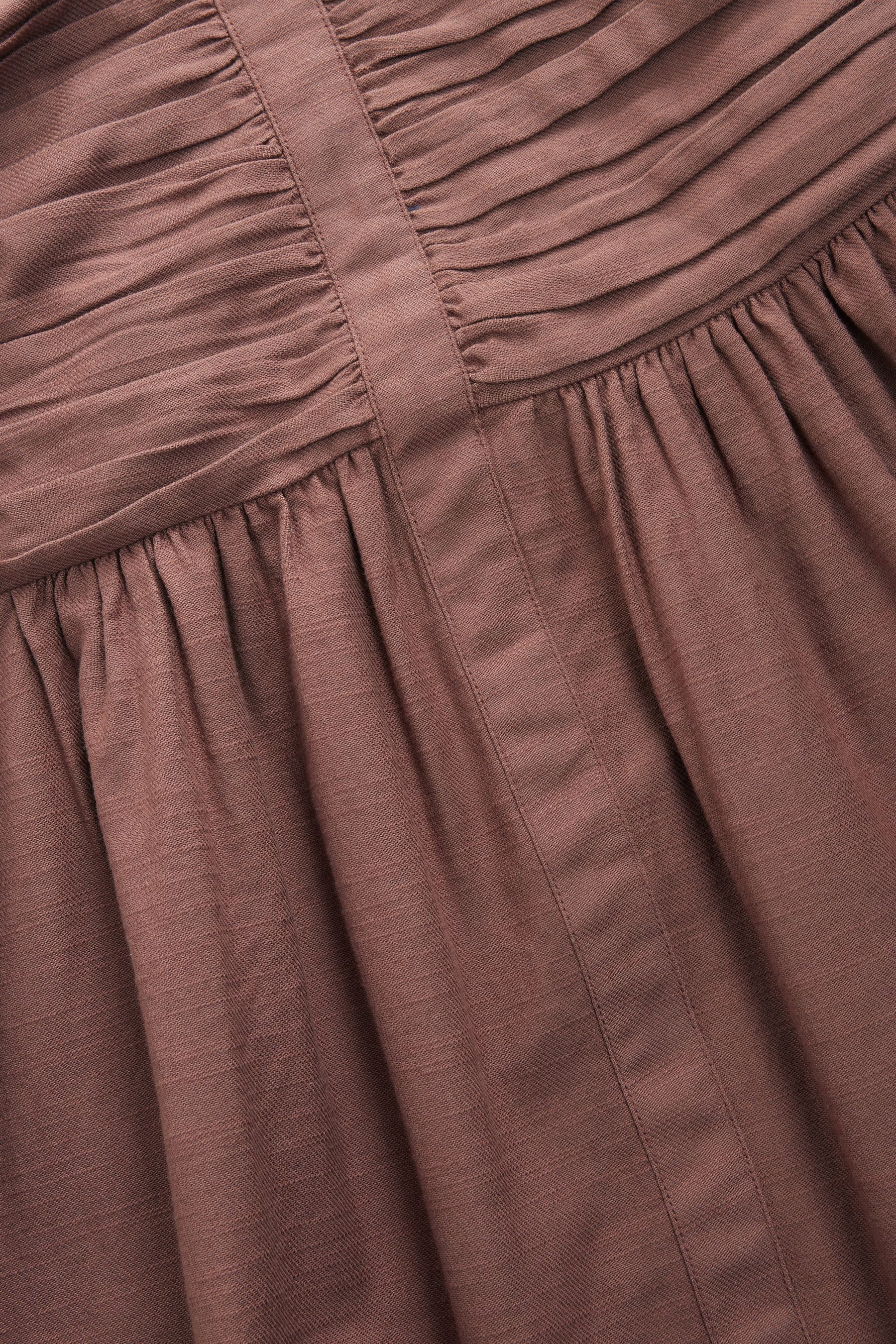 Next Midikleid Midikleid mit gerafften Trägern (1-tlg) günstig online kaufen