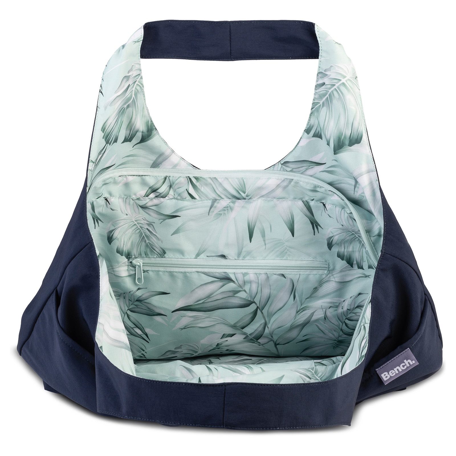 Bench. Shopper Bench Shopper Nylon washed blau (Shopper), Damen Shopper Nylon, washed, blau ca. 60cm x ca. 16cm