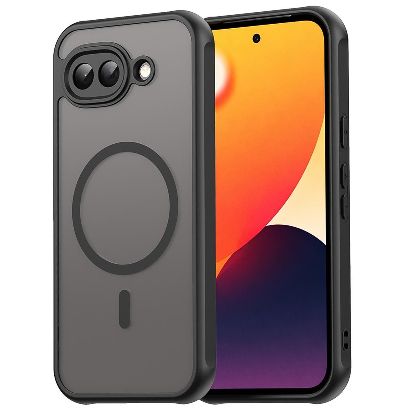 CoolGadget Handyhülle Magnet-Hülle für Pixel 10a Schutzhülle magnetisch 6,3 Zoll, Hülle Matt Stoßfest kompatibel mit QI-Laden Zubehör Kameraschutz Case