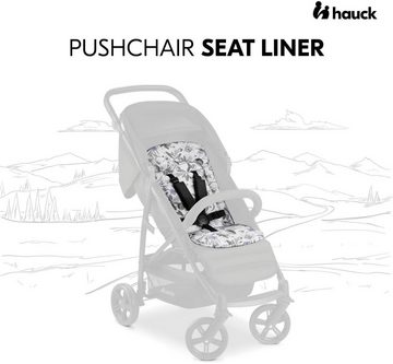 Hauck Kinderwagen-Sitzauflage Pushchair Seat Liner, Floral Grey