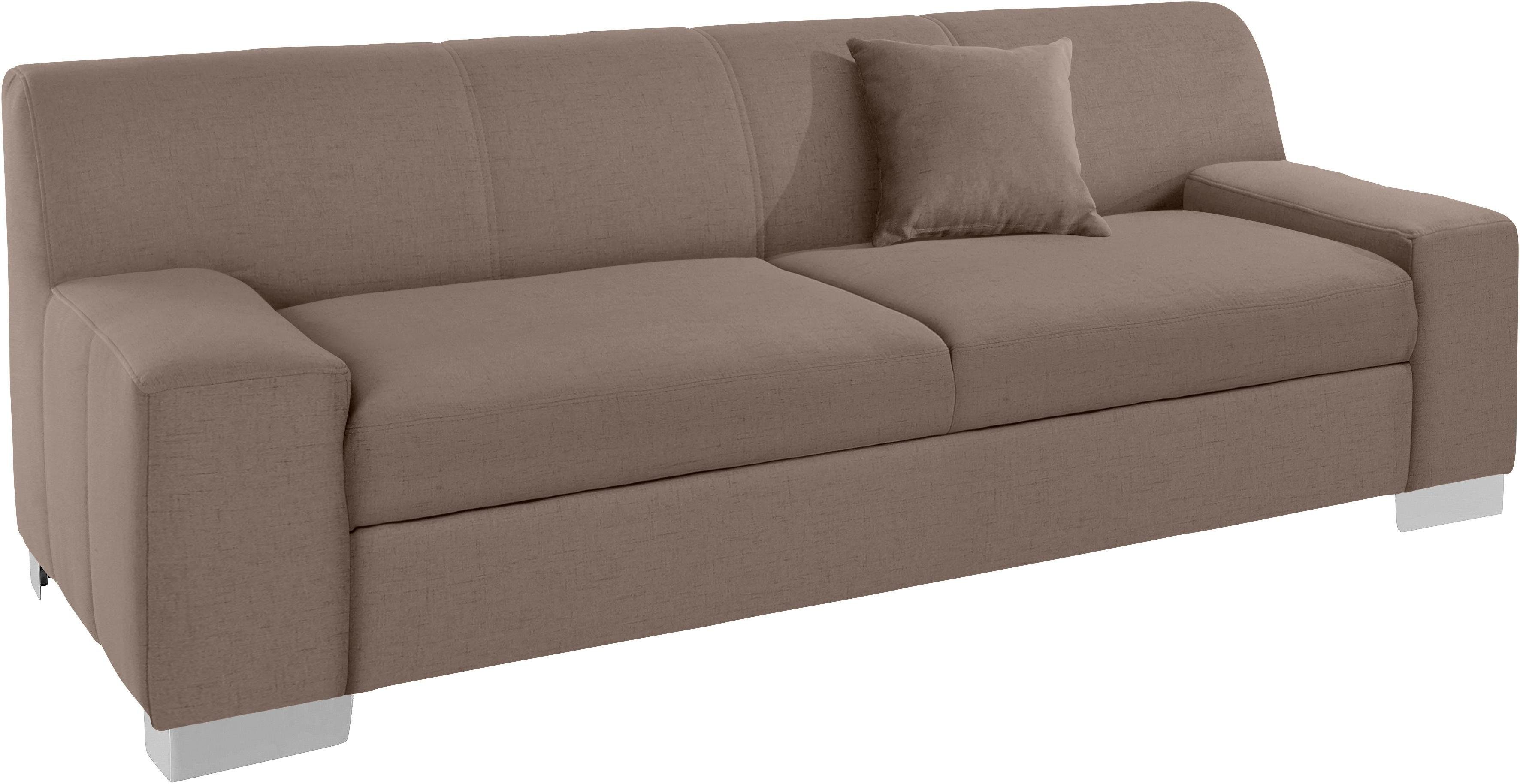 DOMO collection 2,5-Sitzer "Bero, elegant und zeitlos, kubisch, flache Arml günstig online kaufen