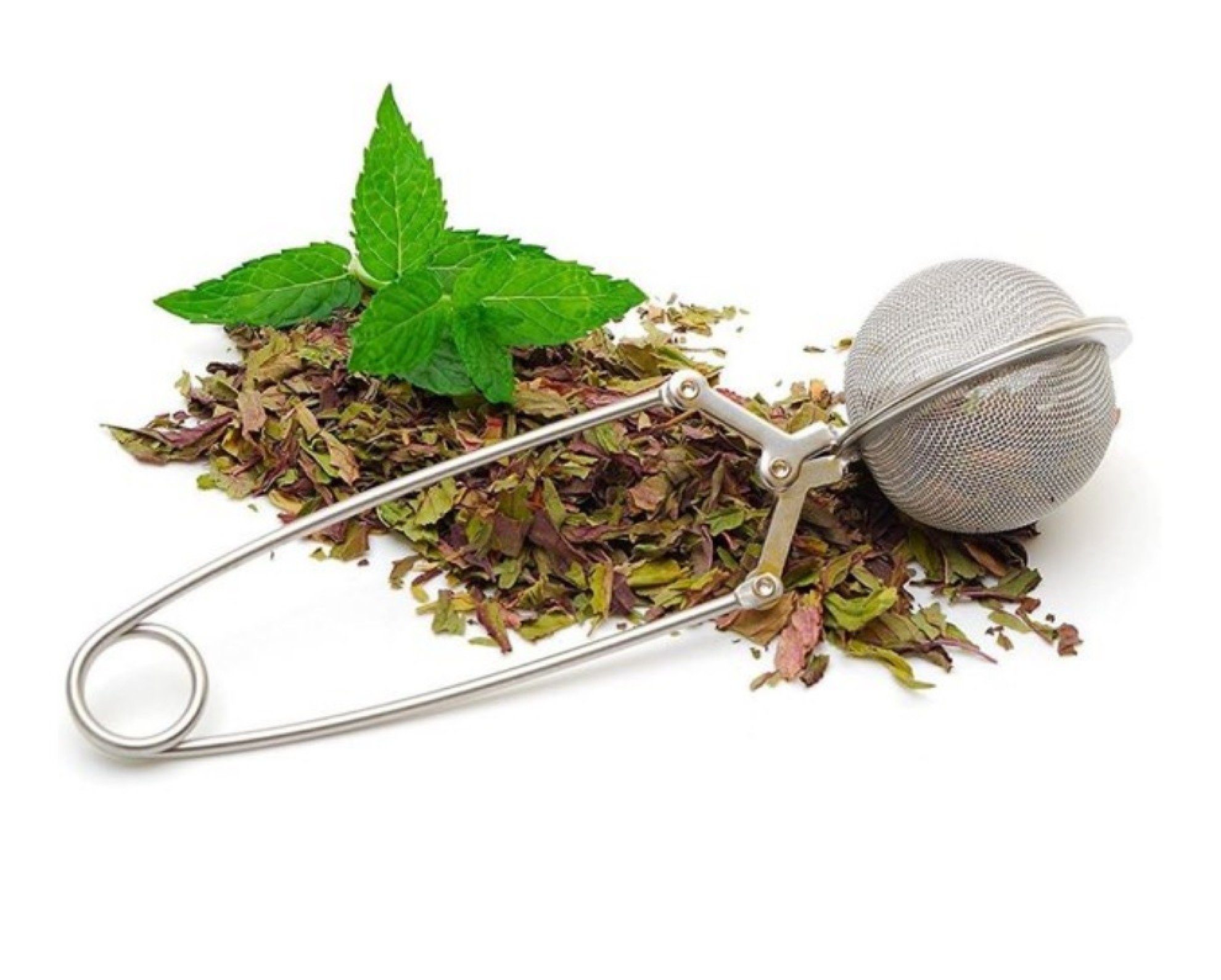 BAYLI 12 für Teezange, Teeklammer Abflusssieb Edelstahl hochwertige lose Blätter Stück