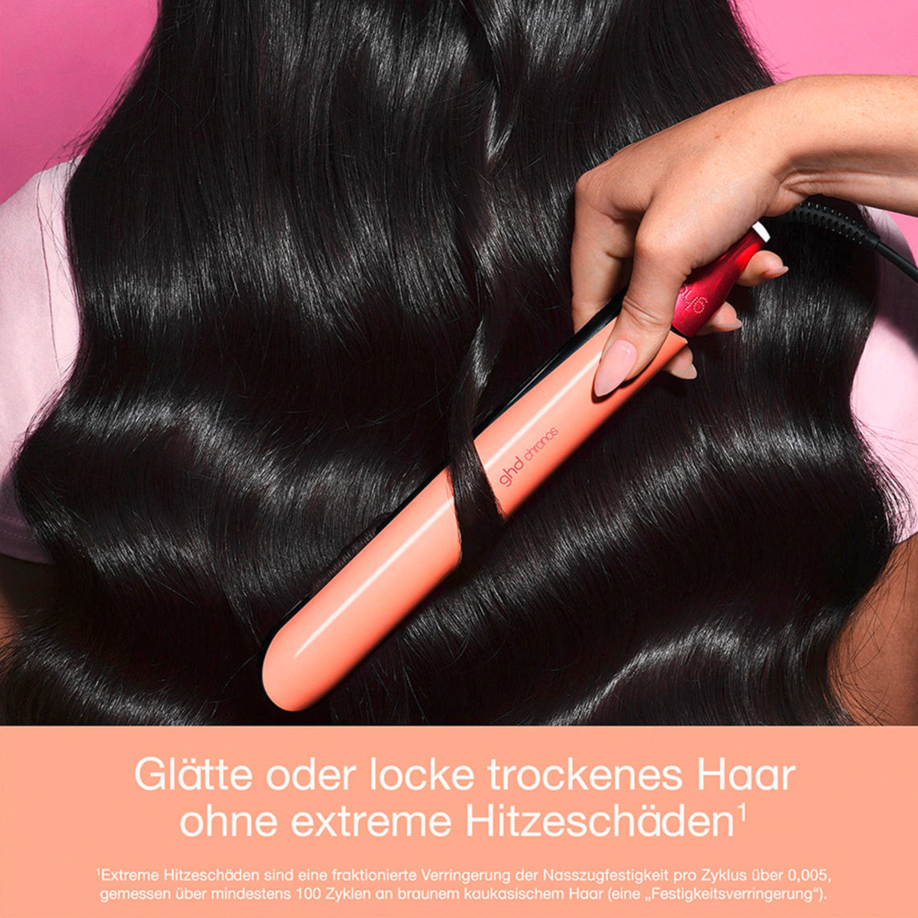 GHD Glätteisen Chronos Glätteisen – Styler in Sunkissed Peach
