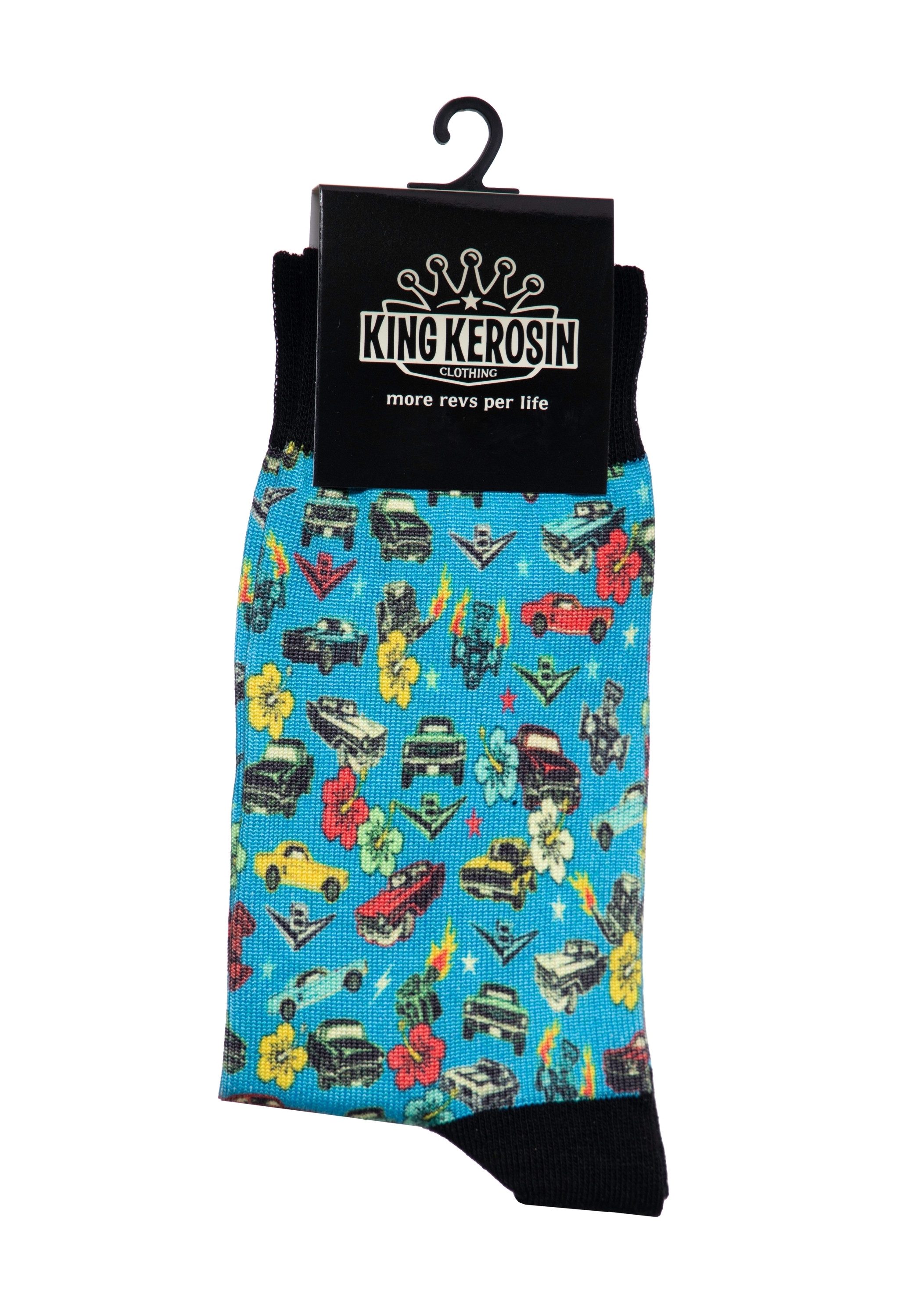 KingKerosin Socken V8 im Garage-Style