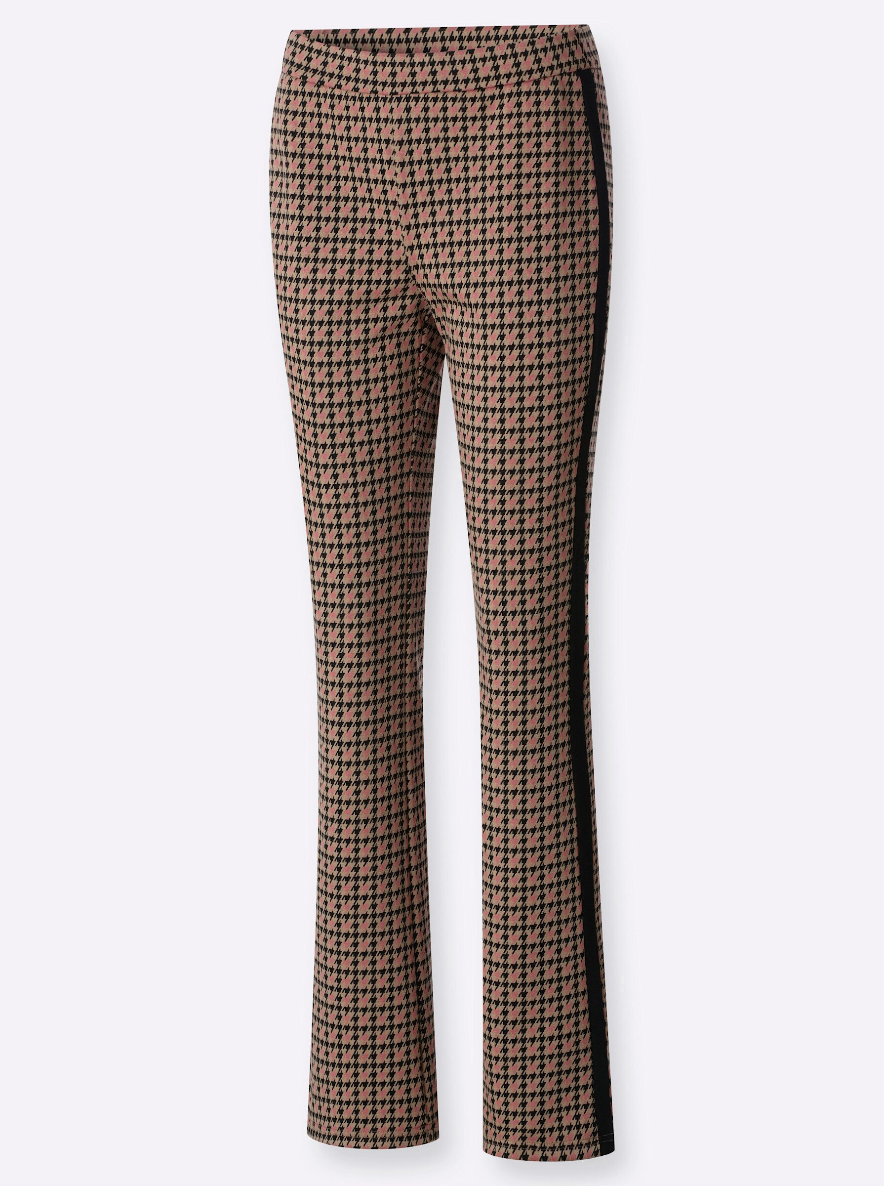 heine Jerseyhose Jacquard-Hose normal