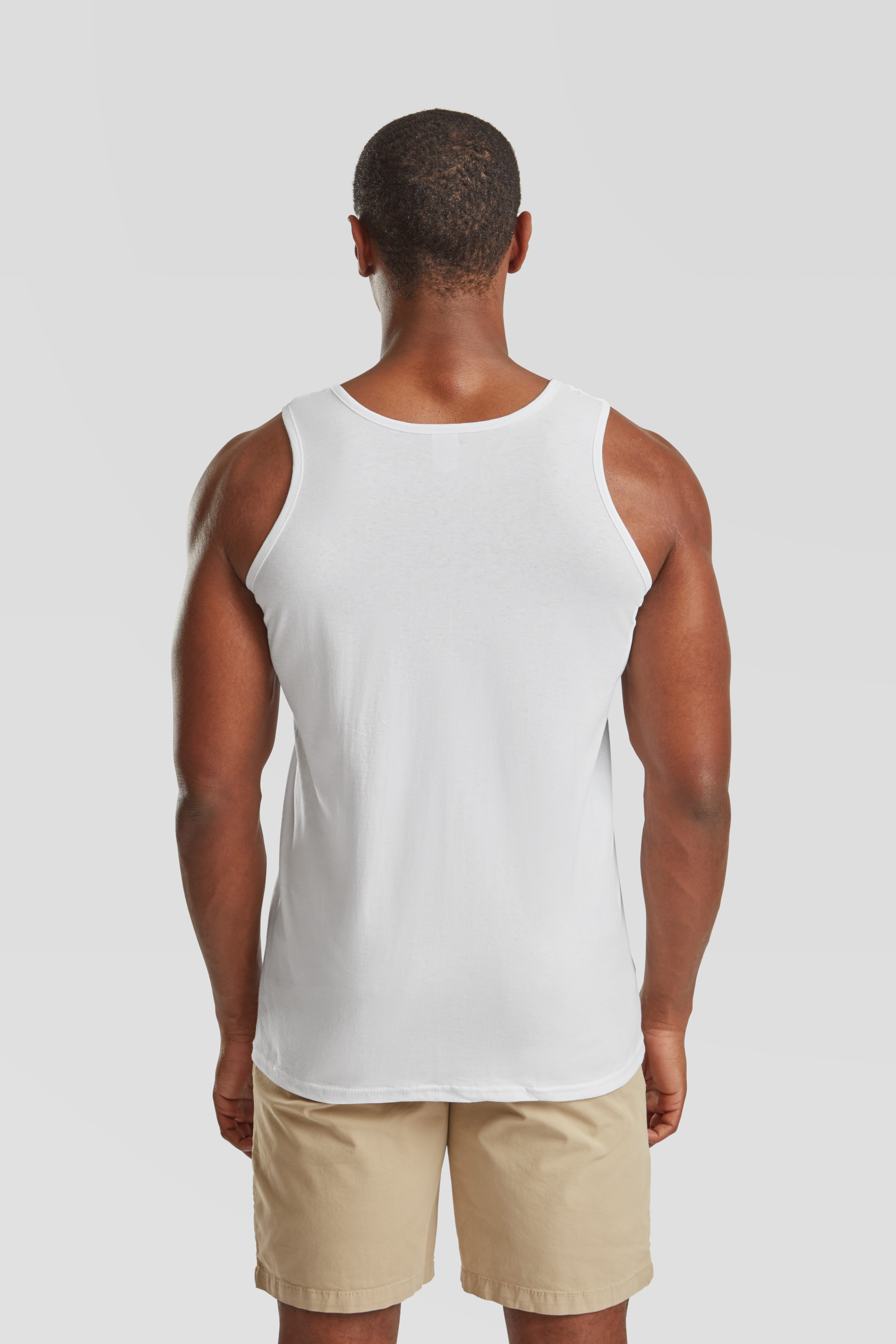 Fruit of the Loom Tanktop (Packung, 5-tlg) aus reiner Baumwolle, Rundhals – Bild 4 von 5