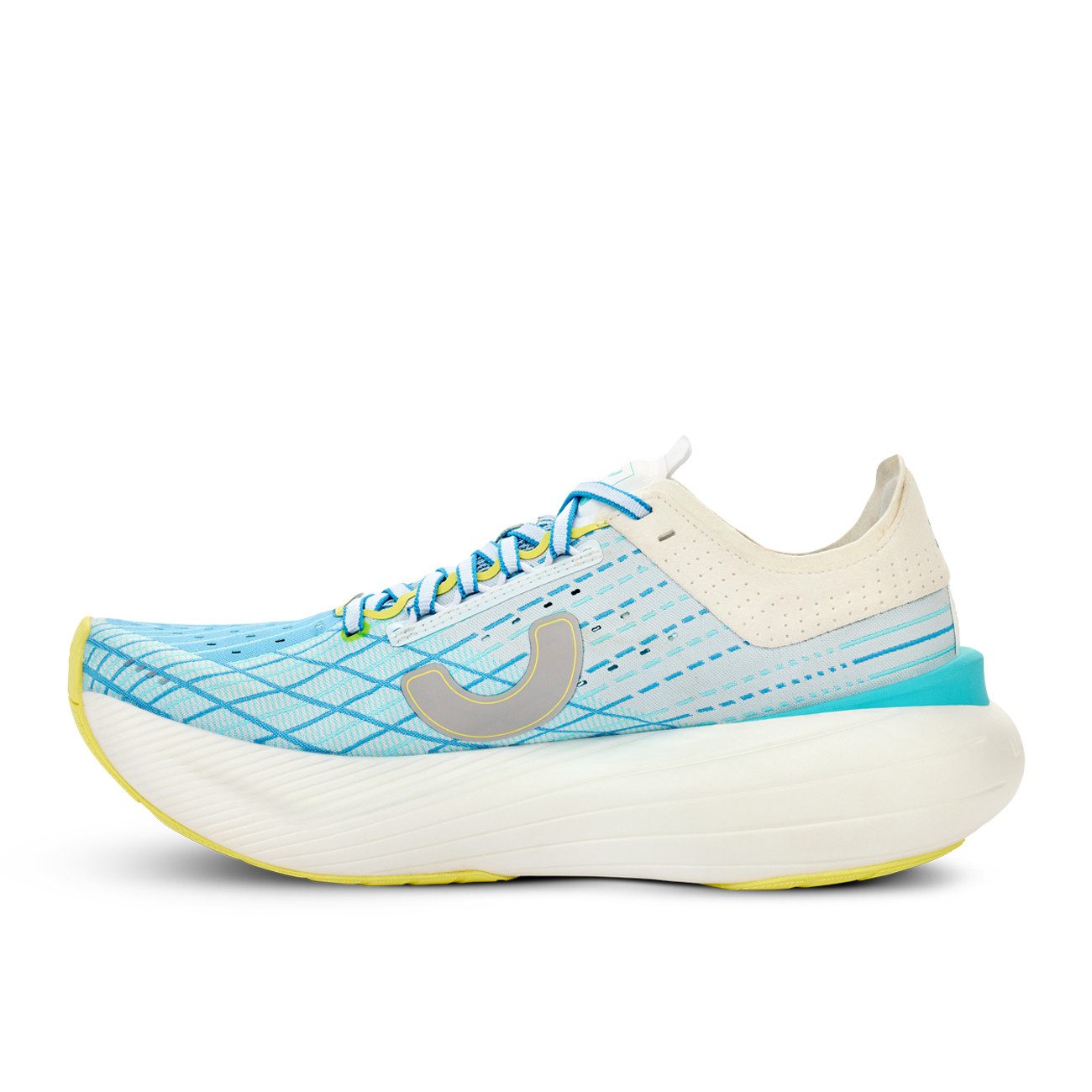 True Motion True Motion U-TECH Solo 2 Damen White Oyster Mushroom Malibu Blue Laufschuh