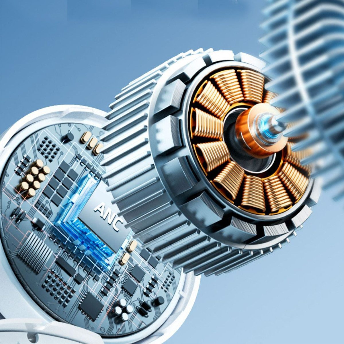 autolock Mini USB-Ventilator Mini USB-Ventilator Tragbarer Halsventilator 3 Stufen 3000mah, Nackenventilator Persönlicher Ventilator für Reisen Sport Innen