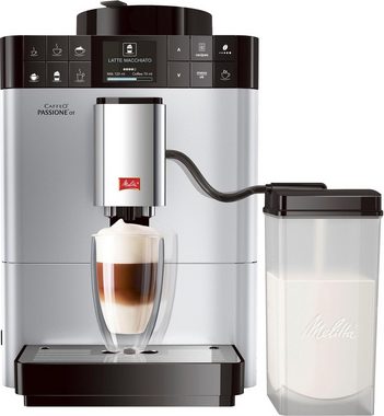 Melitta Kaffeevollautomat Passione® One Touch F53/1-101, silber, One Touch Funktion, tassengenau frisch gemahlene Bohnen