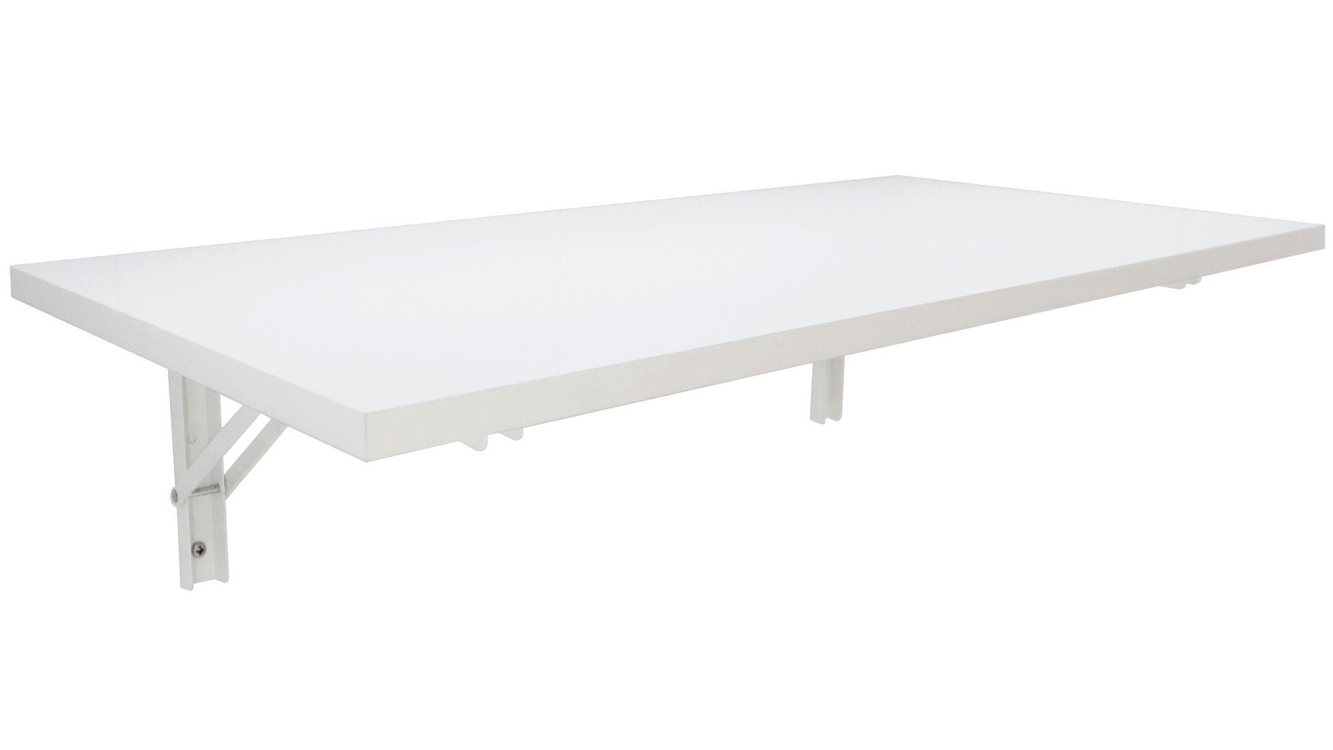 Wandklapptisch Wandtisch Tisch Klapptisch Regal Ablage Küchentisch weiß 
