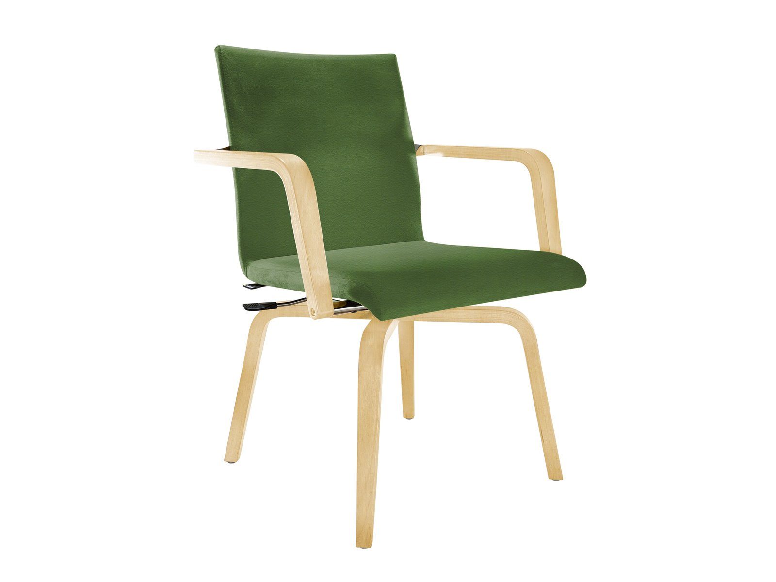 Armlehnstuhl, Senioren-stuhl Pflegestuhl Mauser desinfizierbar Olivgrün Grün Drehstuhl Sitzkultur Armlehnen mit