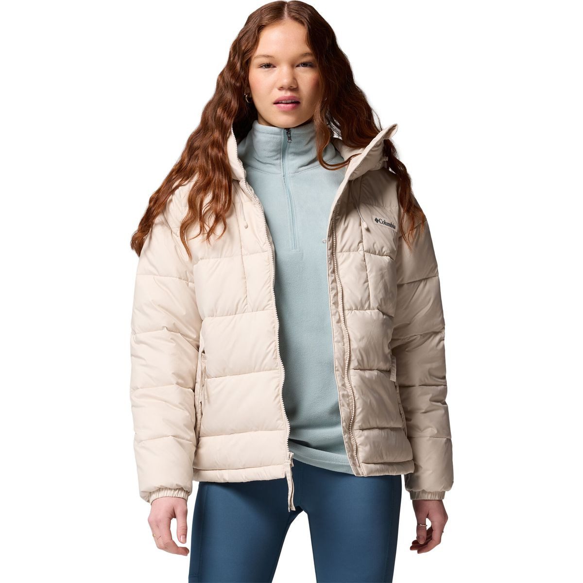 Columbia Steppjacke Women's Pike Lake III Hooded Puffer Jacket Hochfunktionale Damenjacke mit thermoreflektierendem Futter