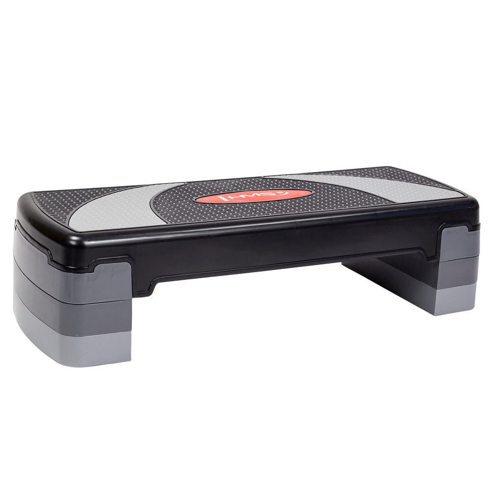HMS Stepper Steppbrett Aerobic Trainingsstufe (Spar-Set, 1-tlg., 80x30x20 cm rutschfest), 3-fach höhenverstellbar, rutschfest, bis 200 kg