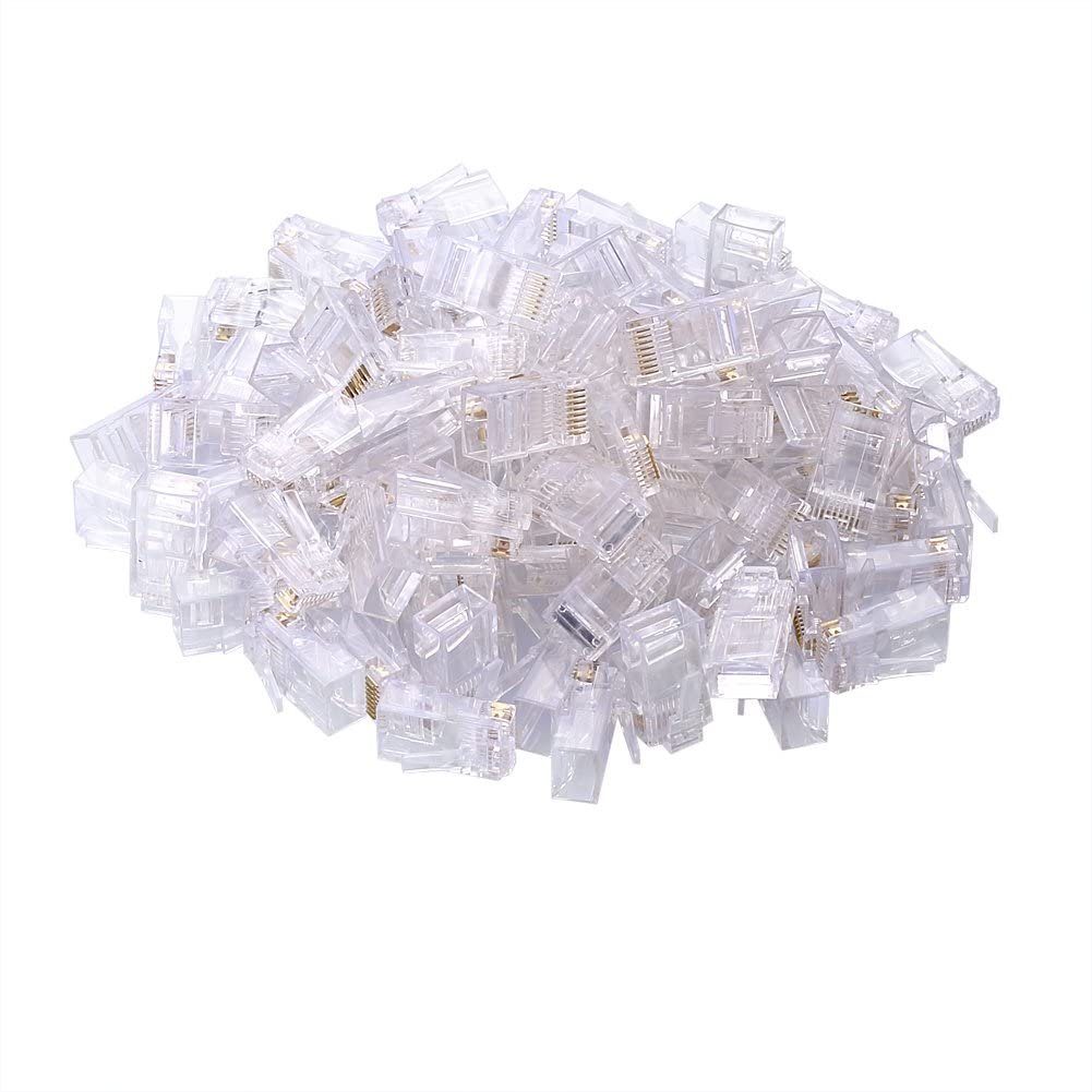 euroharry 100 CAT5 CAT5e Stecker FÜR Fachkabel Konfektionierung Goldkontakte Adapter